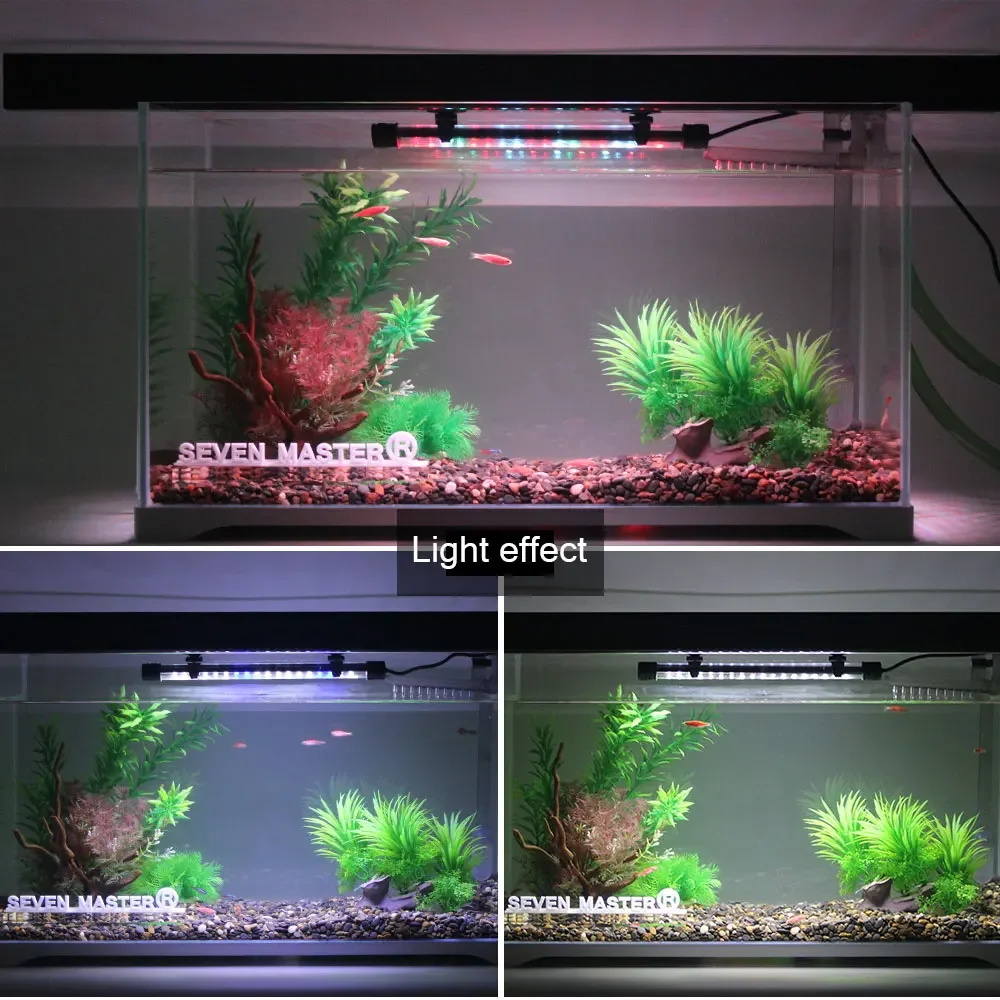 58CM  Aquarium Light LED Plant Grow Lamp Waterproof Fish Tank Light Underwater Aquariums Decor Lighting 90-260V 5730chip