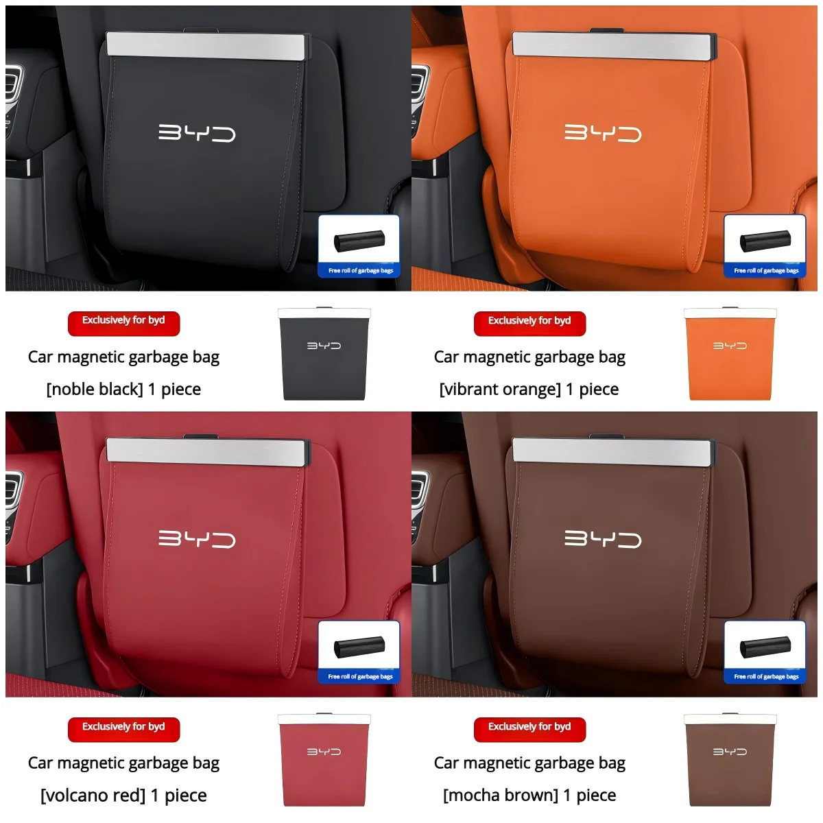 

for Byd car trash can, car interior storage bag, Han Tang Qin Song Yuan DMI PLUS Dolphin EV Seal DM