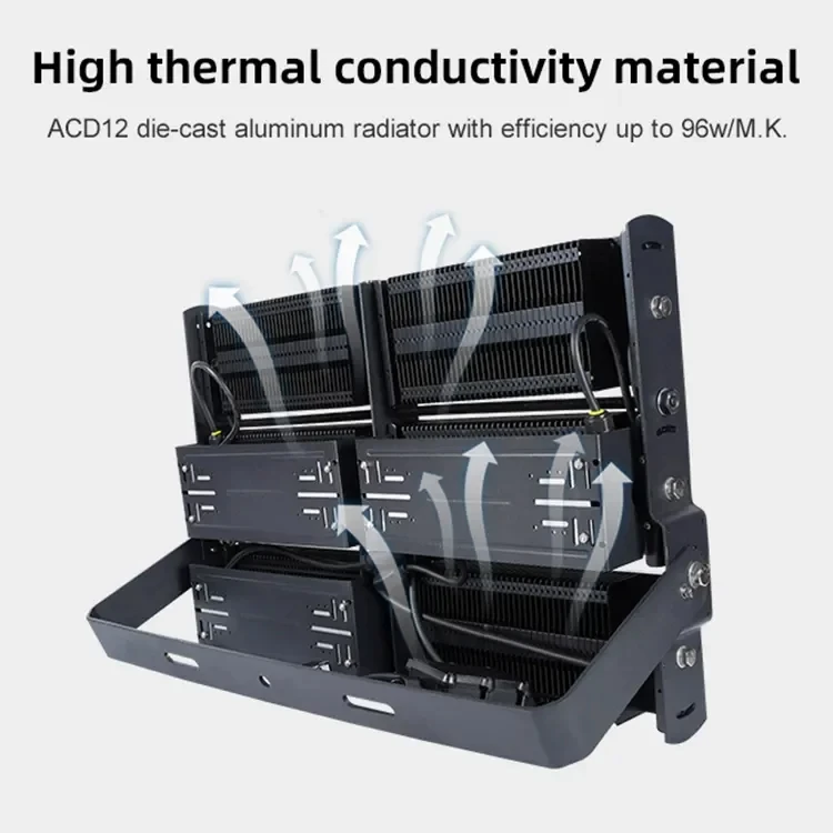 Наружное точечное освещение проектора 200 Вт 300 Вт 400 Вт 500 Вт светодиодный туннельный светильник IP65 водонепроницаемый светодиодный прожектор для стадиона