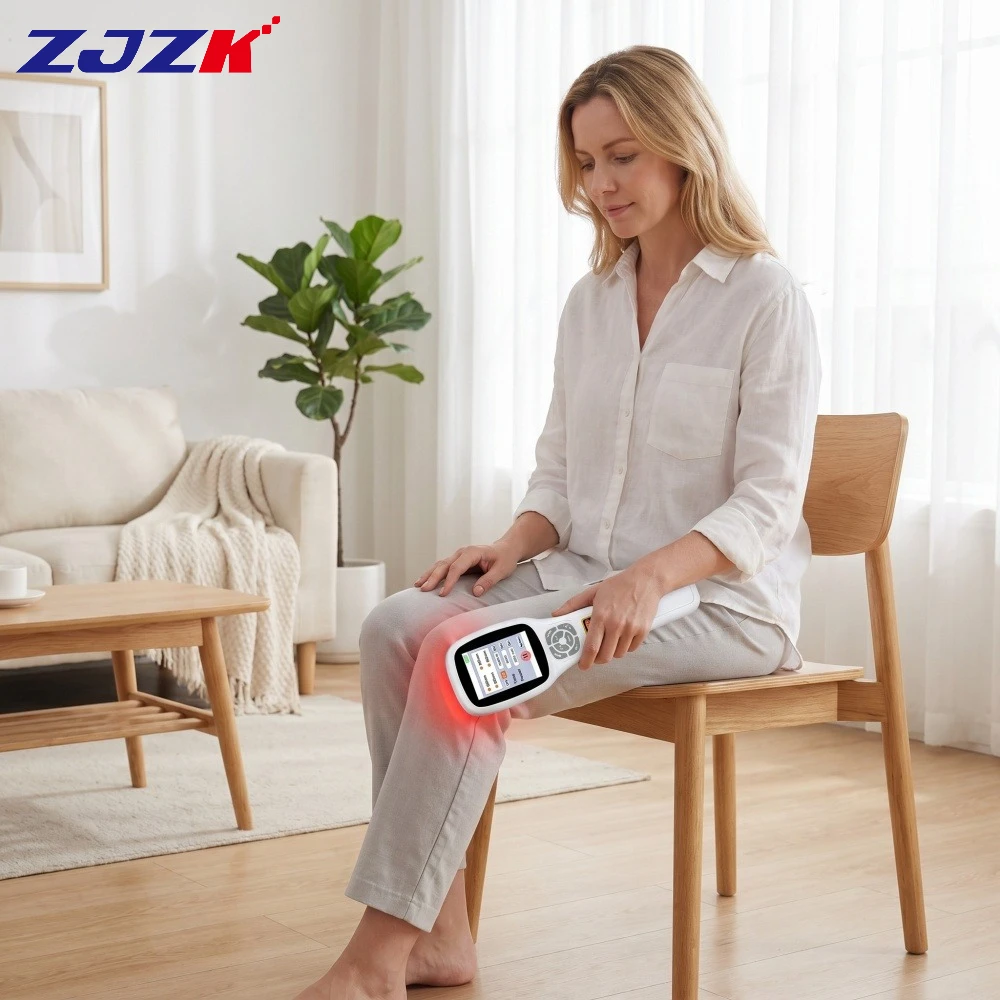 ZJZK 2.5W Portable Physiotherapy Non Invsavie 650nm 808nm 905nm 980nm LLLT Cold Laser Therapy Device for Arthritis Pain Relief