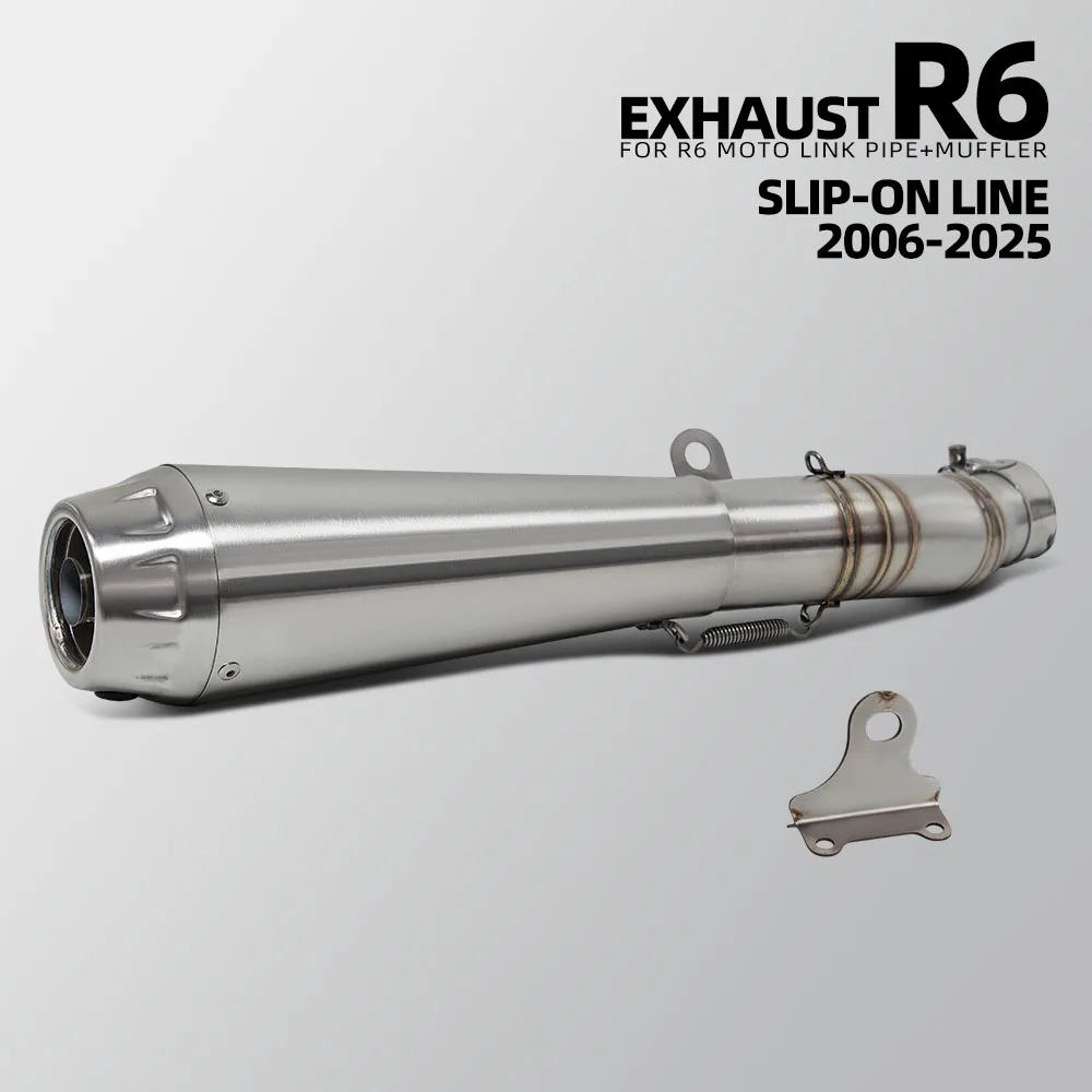 tubo-de-escape-deslizable-r6-para-yamaha-sport-racing-yzf-r6-2006-2026-kit-de-escape-para-motocicleta-adaptador-de-silenciador-con-db-killer