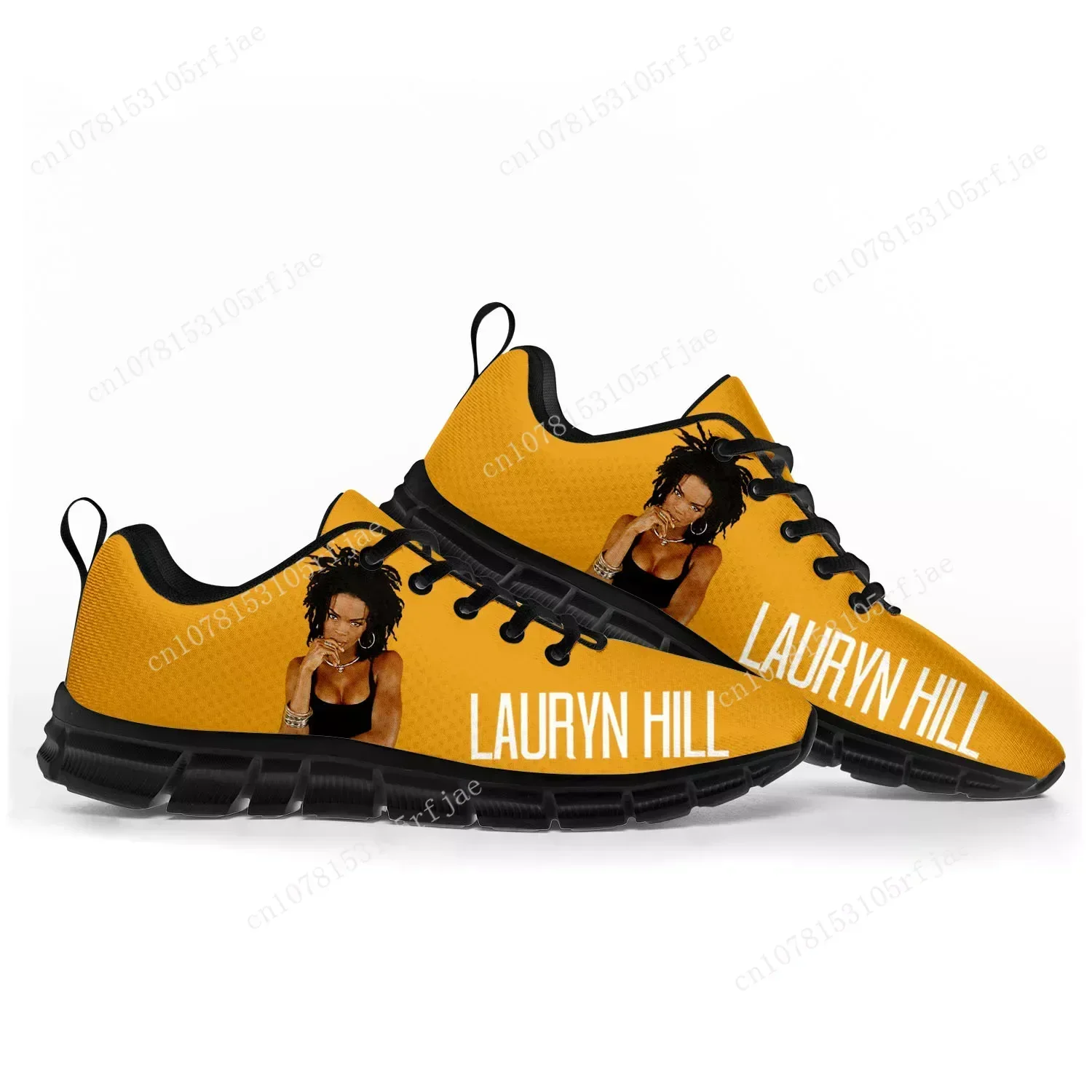 

Lauryn Hill Rapper Pop Sports Shoes Mens Womens Teenager Kids Children Sneakers Casual Custom High Quality Couple Shoes Black