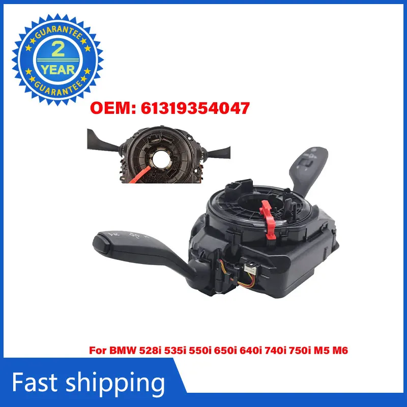 

New 61319354047 Turn Signal & Wiper Switch Assembly For BMW 528i 535i 550i 650i 640i 740i 750i M5 M6 06 F07 F10 F12 F13