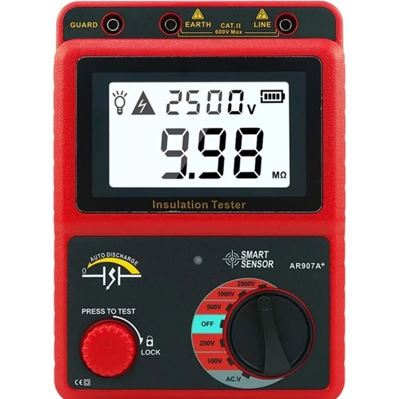 

500V high voltage electronic shaker 1000V electrical high resistance meter 2500V insulation resistance tester