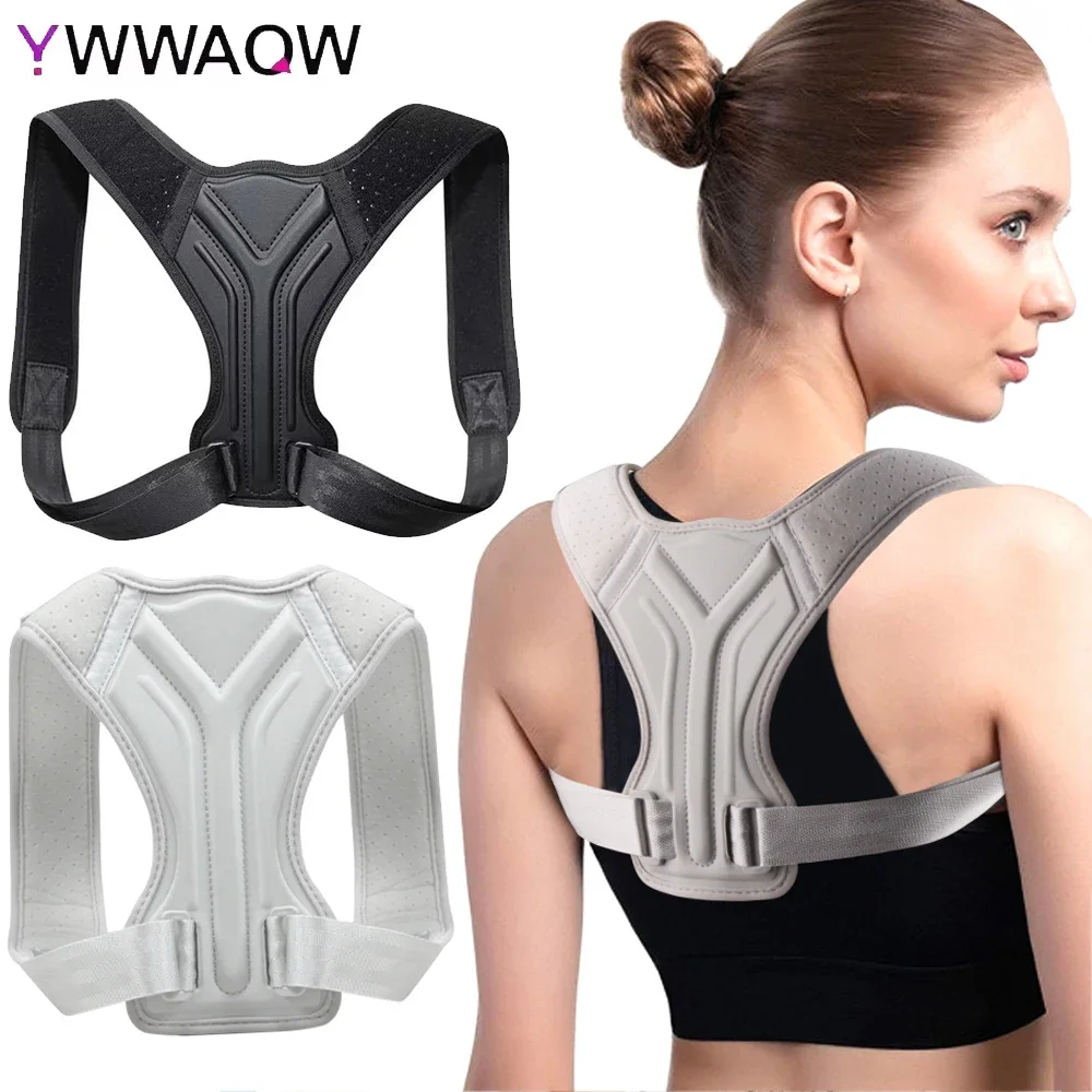 

Adjustable Back Posture Corrector Neck Brace Training Equipment Home Office Man Woman Postura Shoulder Support Correction Belt