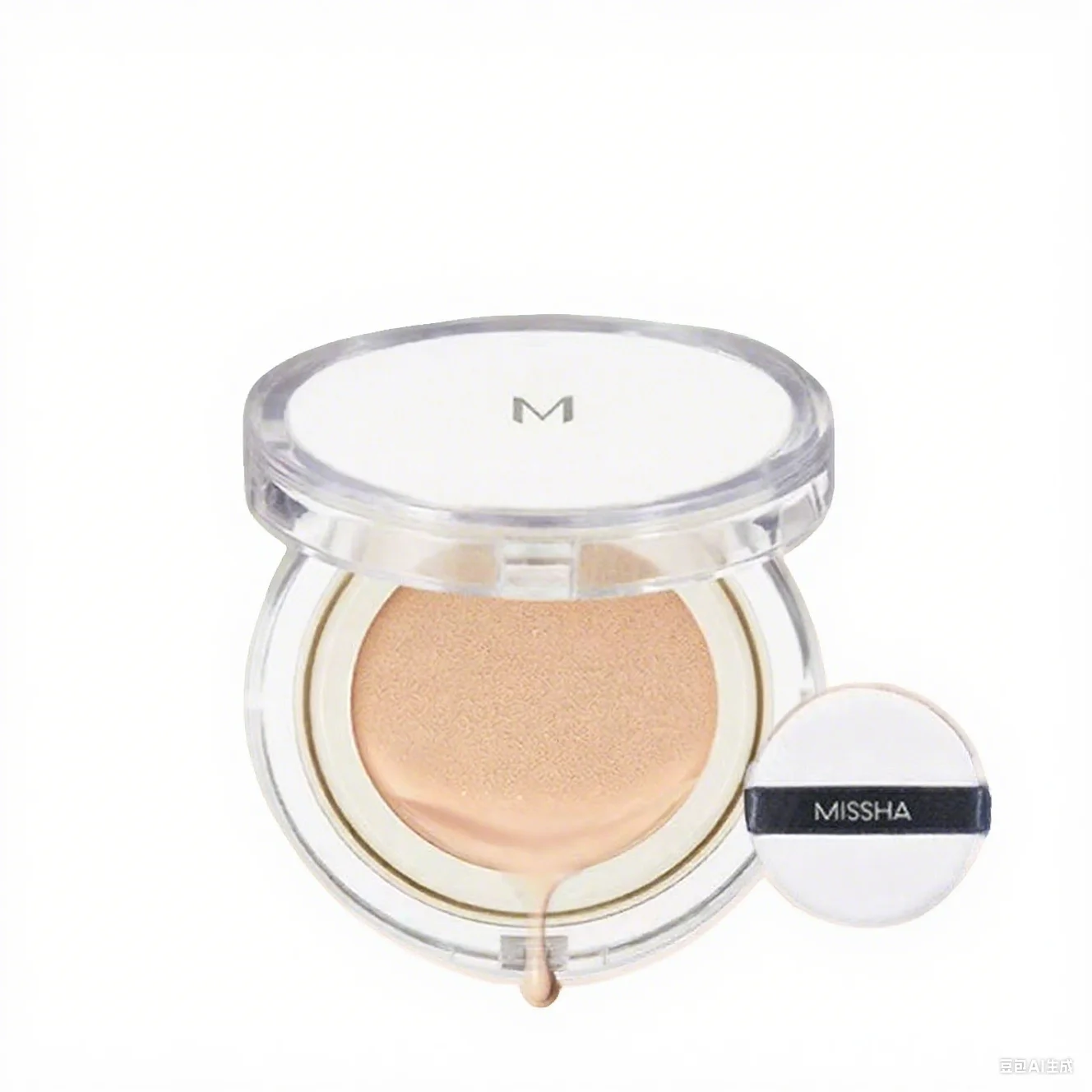 Тональный крем MISSHA Magic Air Cushion Foundation # Набор 21 Light Beige (1 оригинальный + 1 сменный блок) SPF45+PA+++, корейская косметика