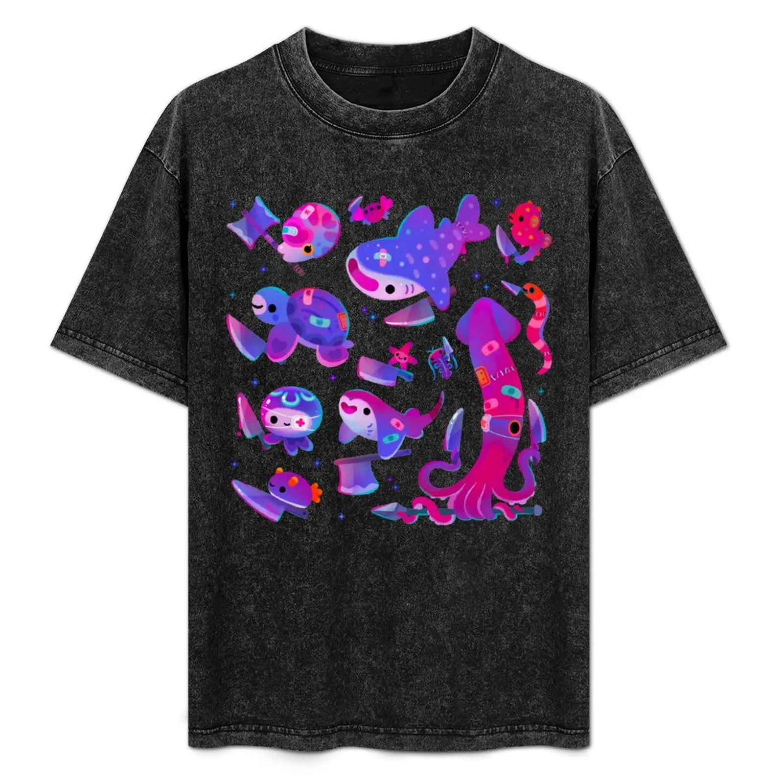 

Stabby marine life T-Shirt clothes oversized mens graphic t-shirts pack