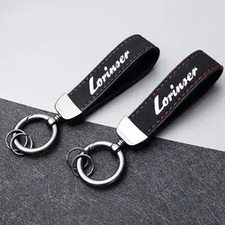 New Classic Vintage suede Leather Car Keychain Men Women Personality Fashion for Lorinser Mercedes Benz MAYBAC MS500L VS W203