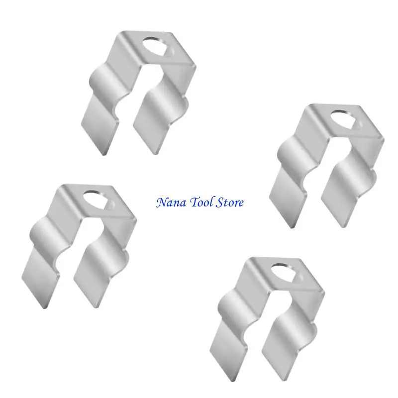 31GJ 4Pcs Metal Mounting Clip For Shark IQ & AV2501S Robot Vacuum Side Brush Stainless Steel Retaining Clip