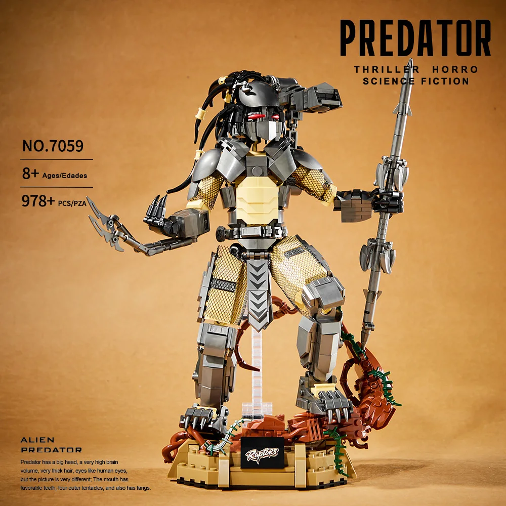 

Idea Game Movie Building Block Alien Monsters Beast Action Figures Construction Model Kits Bricks Toy Collection For Kids Gift