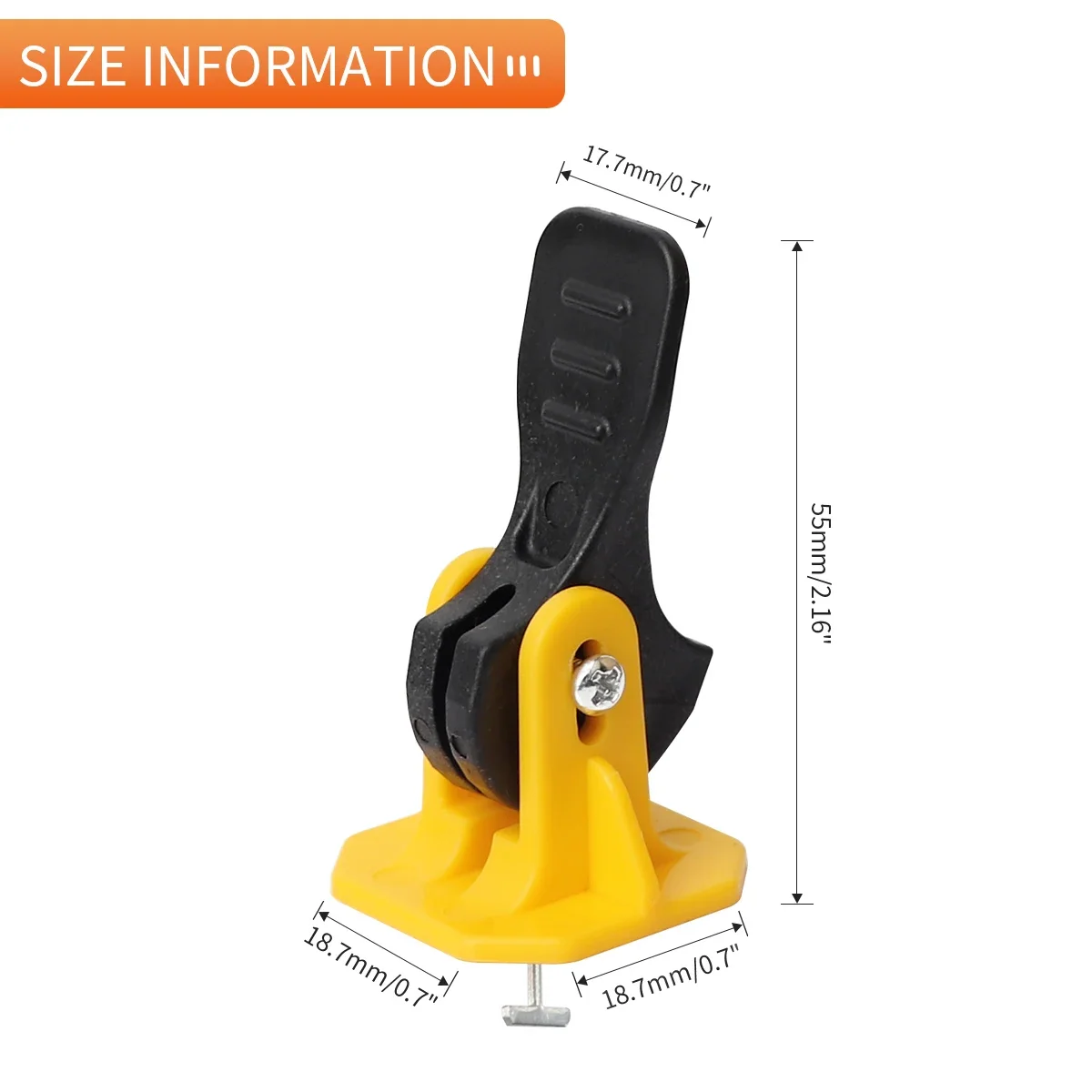 Onnfang 4/50 Reusable Floor Tile Leveler Adjuster Leveling System Clips Plastic Positioning Artifacts Locator Flooring Wall Tile