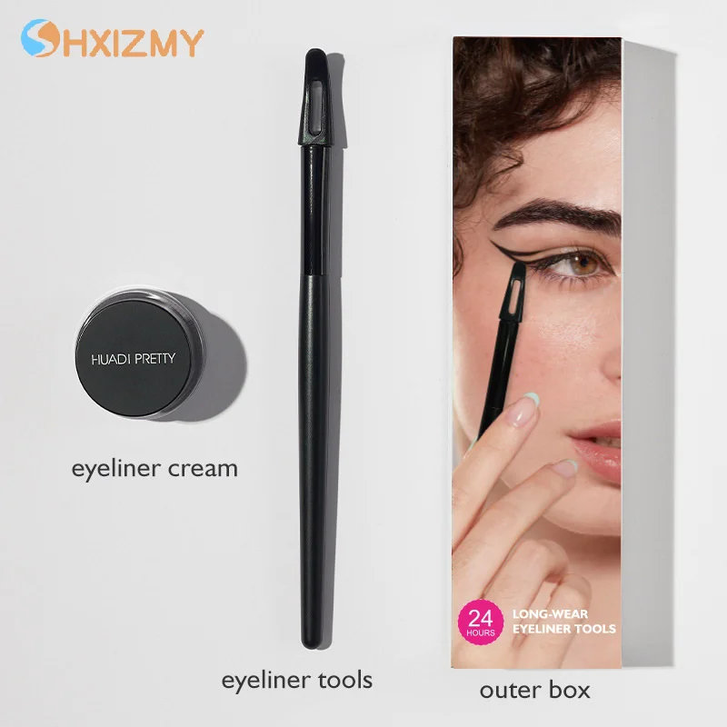 1 pz strumenti guida per eyeliner facile senza soccorso gel per eyeliner riutilizzabile pennello per eyeliner in silicone eyeliner per mani traballanti eyeliner 2025 nuovo