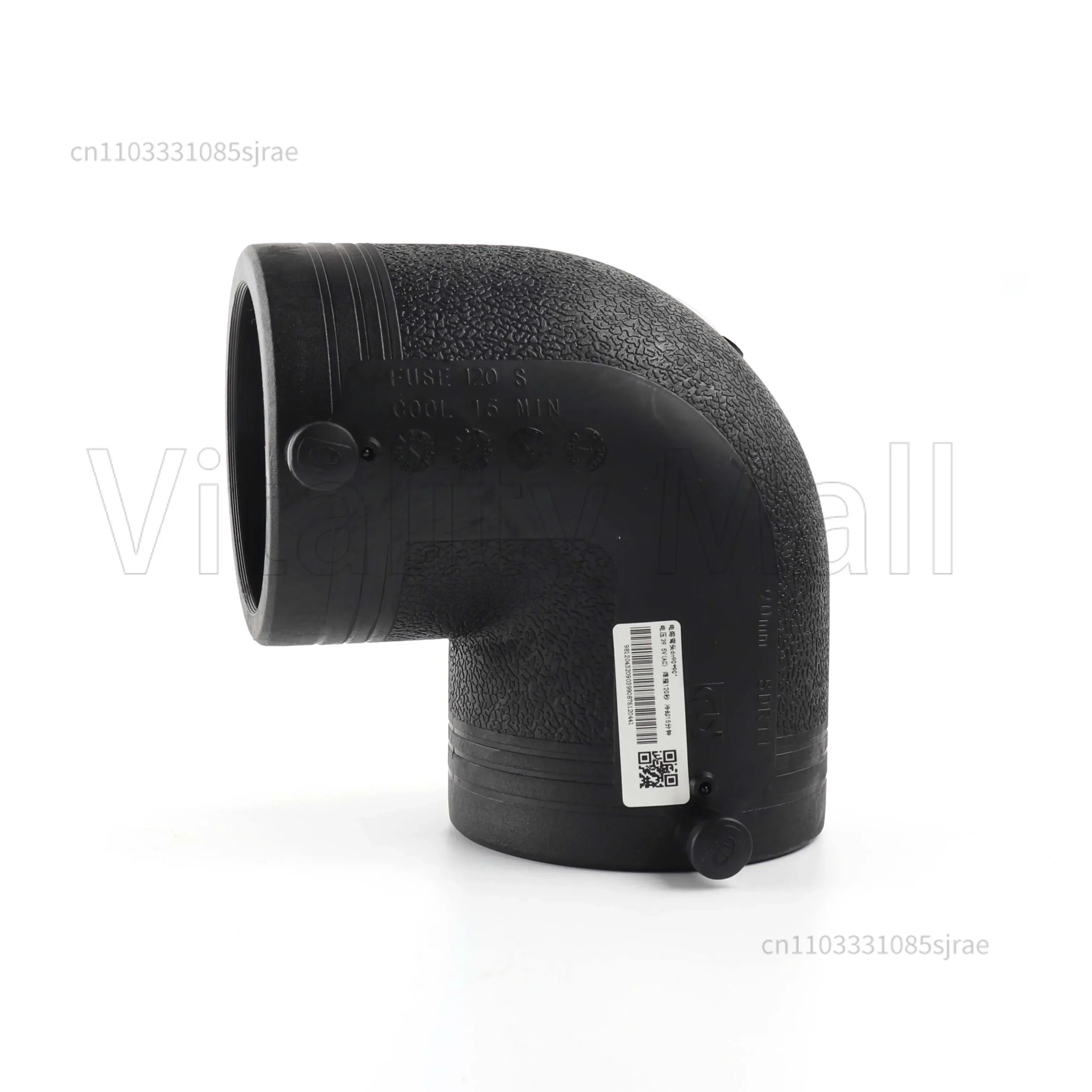 DN315 PE100 90 درجة بولي ايثيلين اتصال الكهربائية الكوع المحملة تجهيزات أنابيب المخفض hdpe بالتنقيط البيع المباشر #6