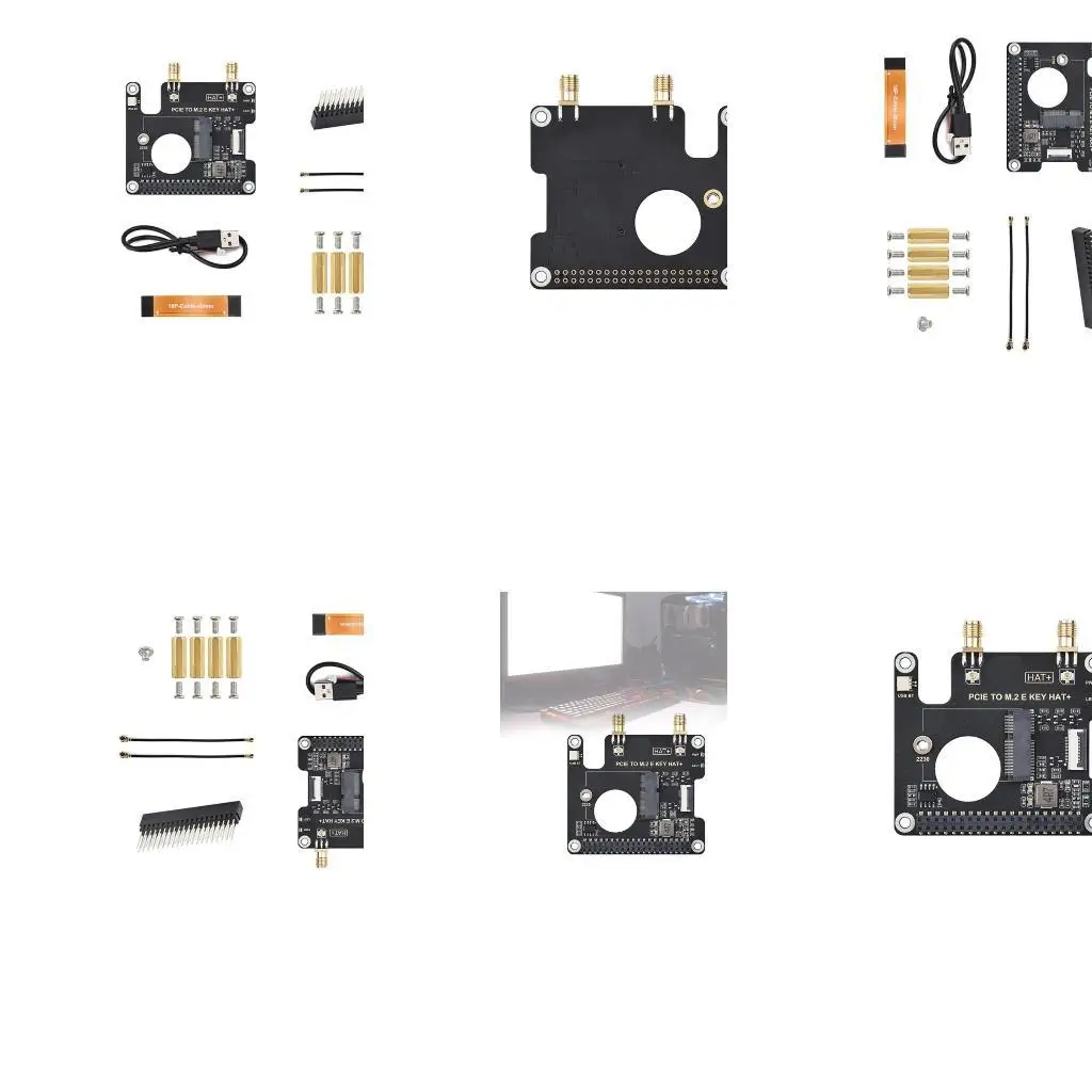 

31BA PCLE TO M.2 E КЛЮЧЕВОЙ АДАПТЕР Платы для RPI 5 и различные 2230 м.2 E Hat Hat