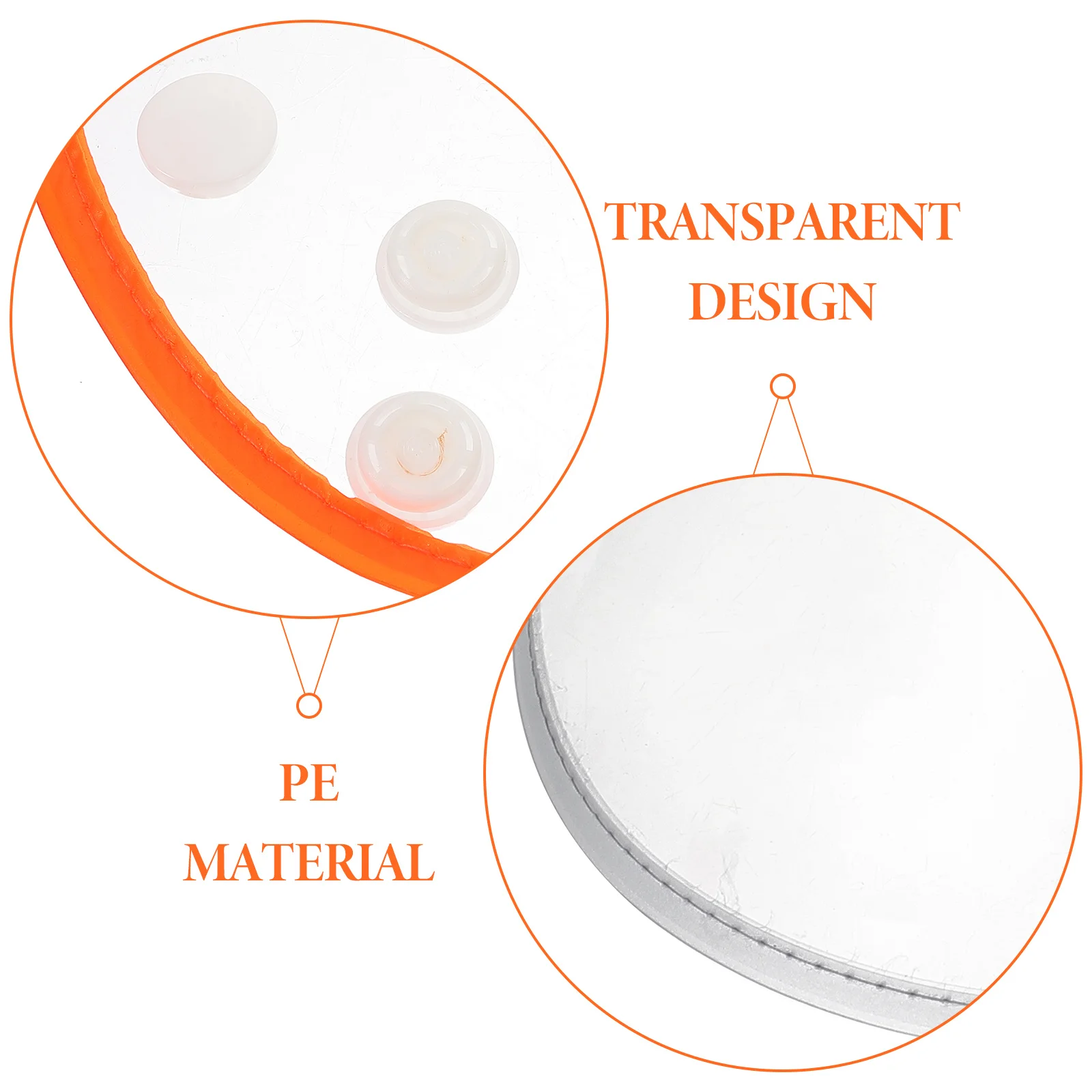 

Clear Hood Brim for Raincoat Replaceable Hat Shield Rain Poncho Face Protector Compact Waterproof Brim Travel Friendly