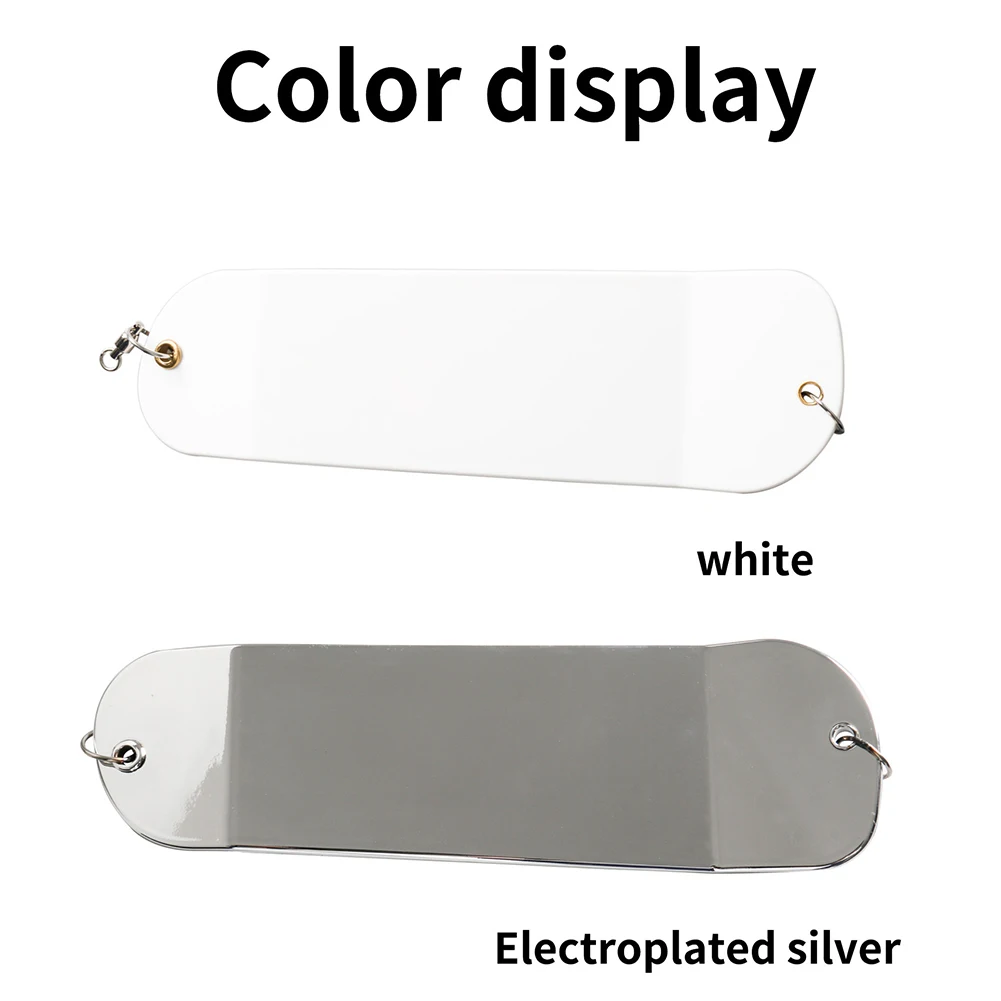 Lampeggiatore per salmone Teaser Flash Board in lega di alluminio per pesca alla traina Lampeggianti per immersioni subacquee Accessori per la pesca all'aperto