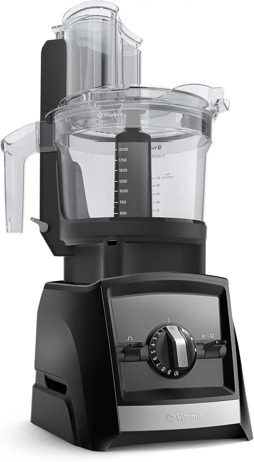 12-Cup Food Processor Attachment with SELF-DETECT™, Compatible with Ascent and Venturist Series, Black