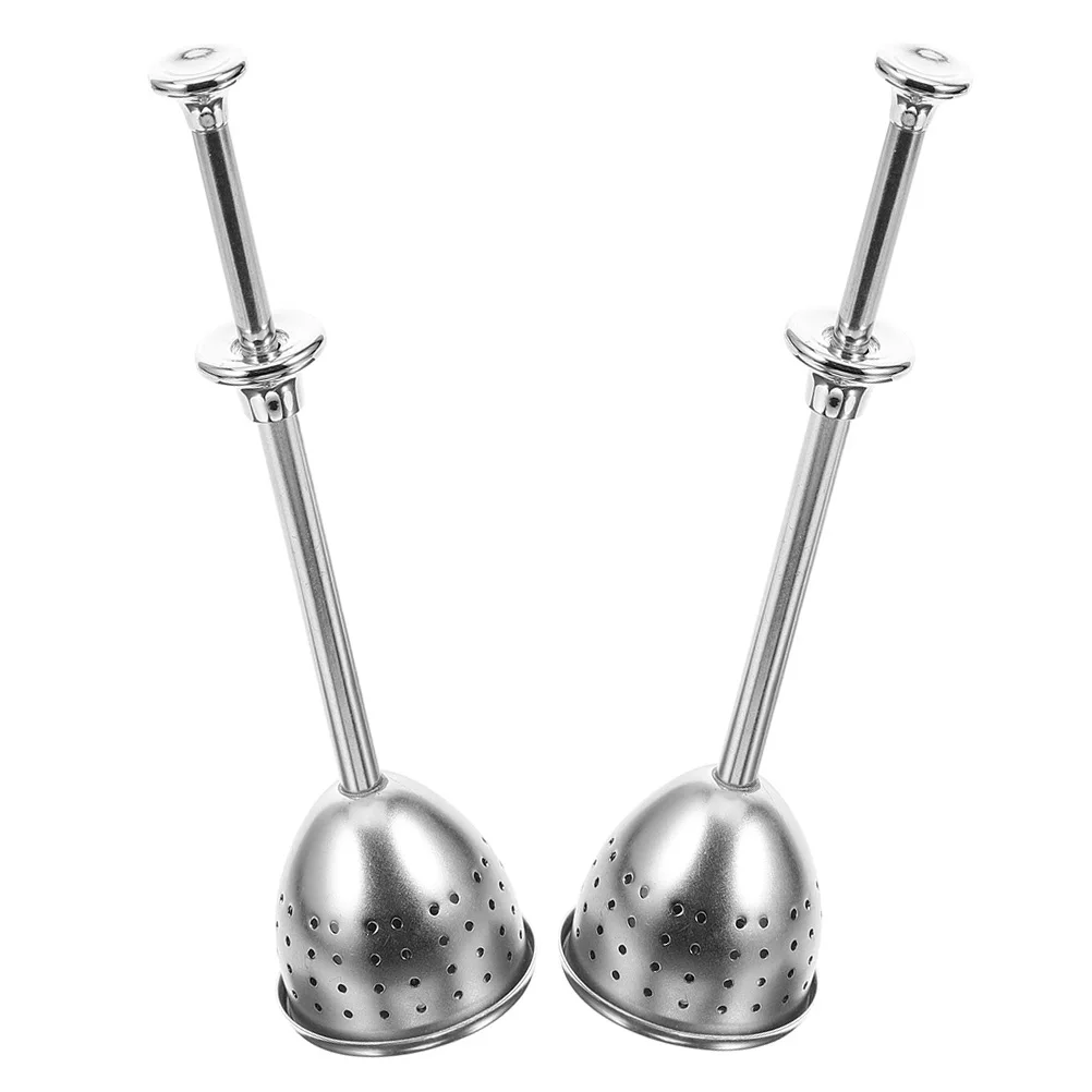 

2Pcs Stainless Steel Tea Ball Filter Strainers Fine Mesh Reusable Loose Leaf Infusers 304 Metal Brewer Kitchen Bar Accessories