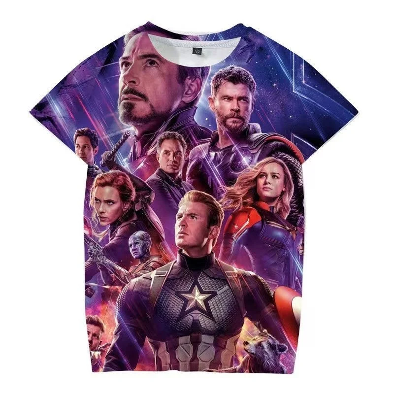 Super Hero Fashion Printed 3D T-shirt Speed Drying Sweat Absorbing Sport Comfortable FamilyMatching High Quality Y2K 2026