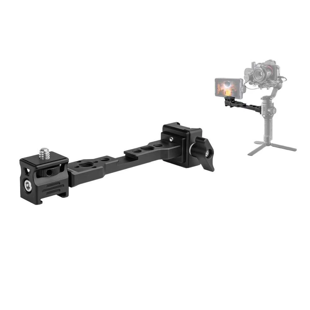 Ronin SC S Monitor Mount Rotatable Magic Arm with 1/4 Thread Cold Shoe Mount  ARRI Mount for Mic Light Stand for DJI Ronin RS3