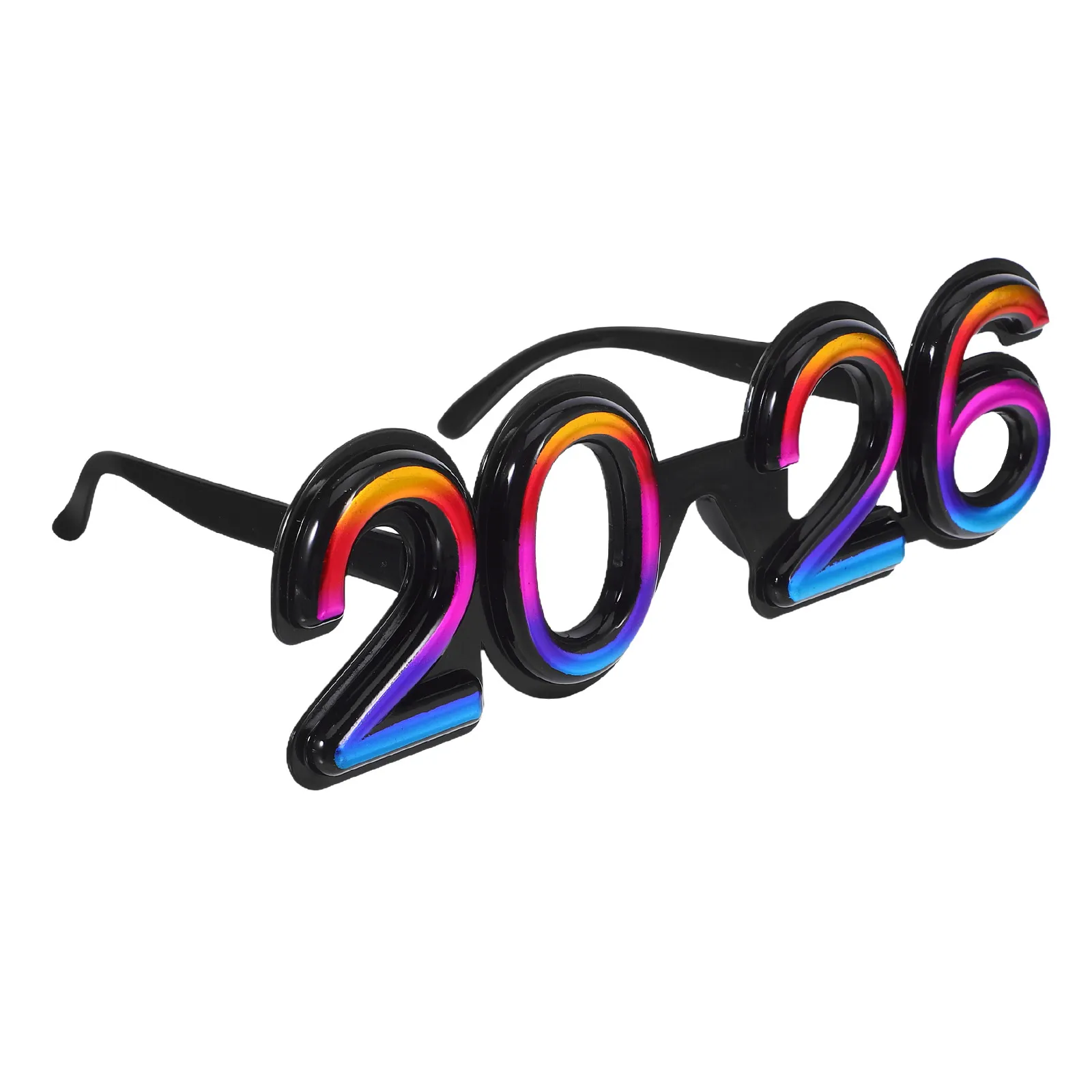 

1pc Funny Eyewear Christmas New Year 2026 Eyeglasses 2026 Number Classes Frame Sunglasses Party Cosplay Costume Accessories