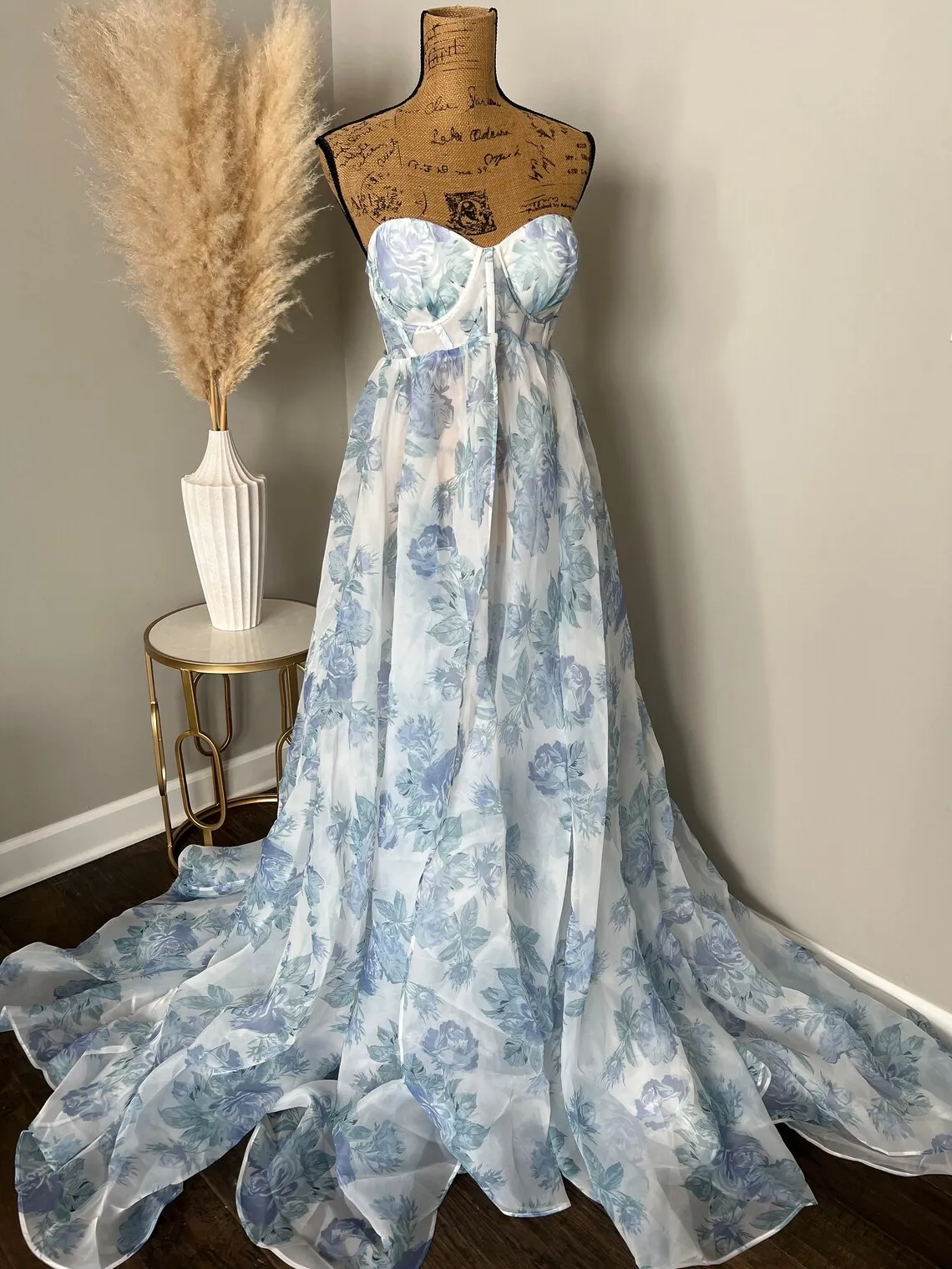 Pink Organza Maternity Dress for Babyshower Off Shoulder Long Sleeves Prom Dress Customized Illusion Vestidos for Prengnancy