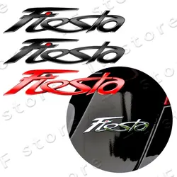 3D Auto Accessoires Brief Logo Spatbord Kofferbak Body Emblem Badge Metalen Sticker Voor Fiesta MK3 MK4 MK5 Auto Decoratie