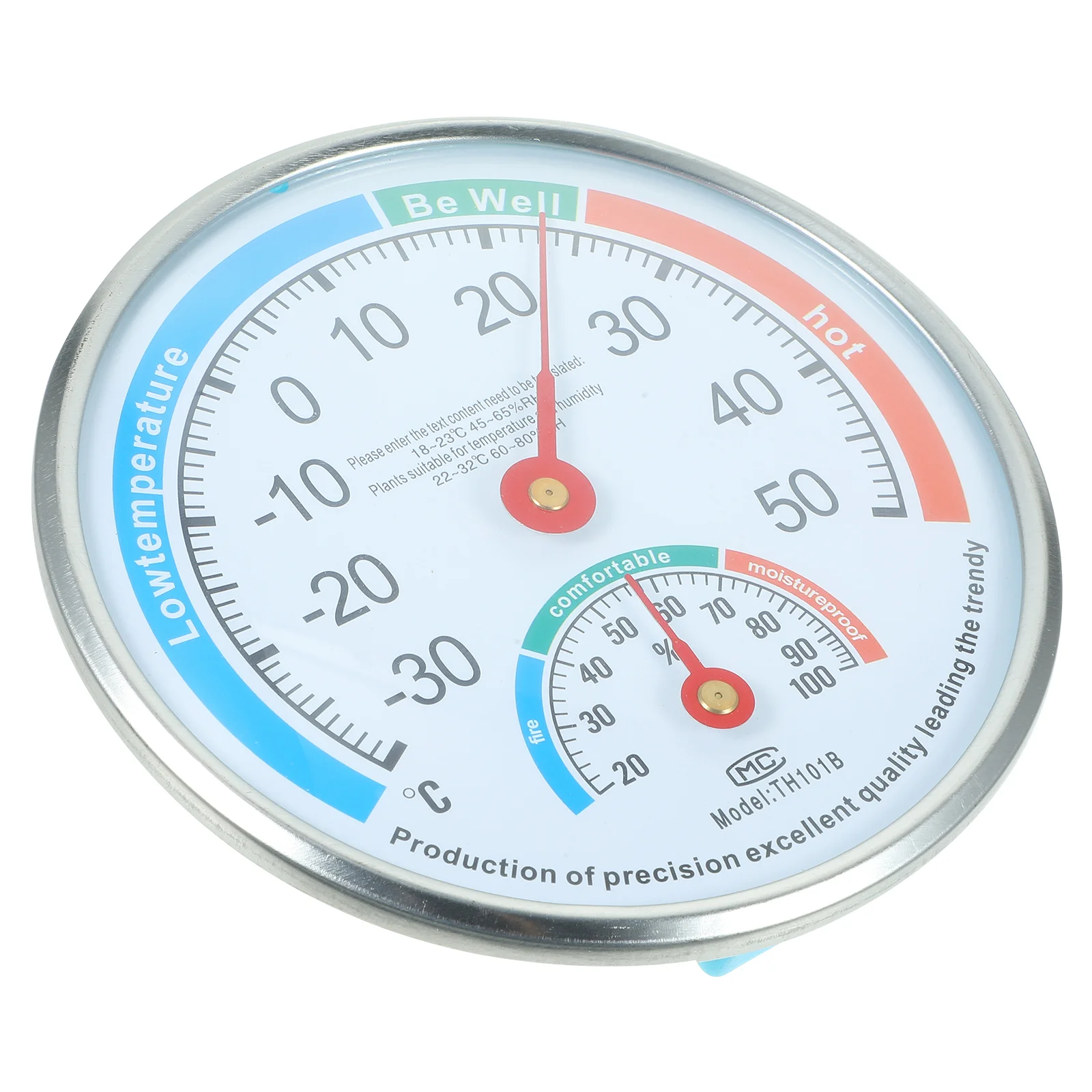 

Durable High Precision Pointer Hygrothermograph Multiple Use Thermometer Hygrometer (White) analog Hygrothermograph