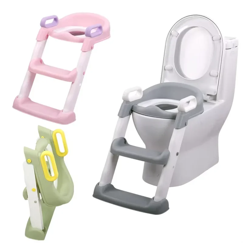 Siège de toilette en plastique pour enfants, portable et pliable, entraîneur PP, échelle de toilette pour enfants, formation de toilette pour bébé