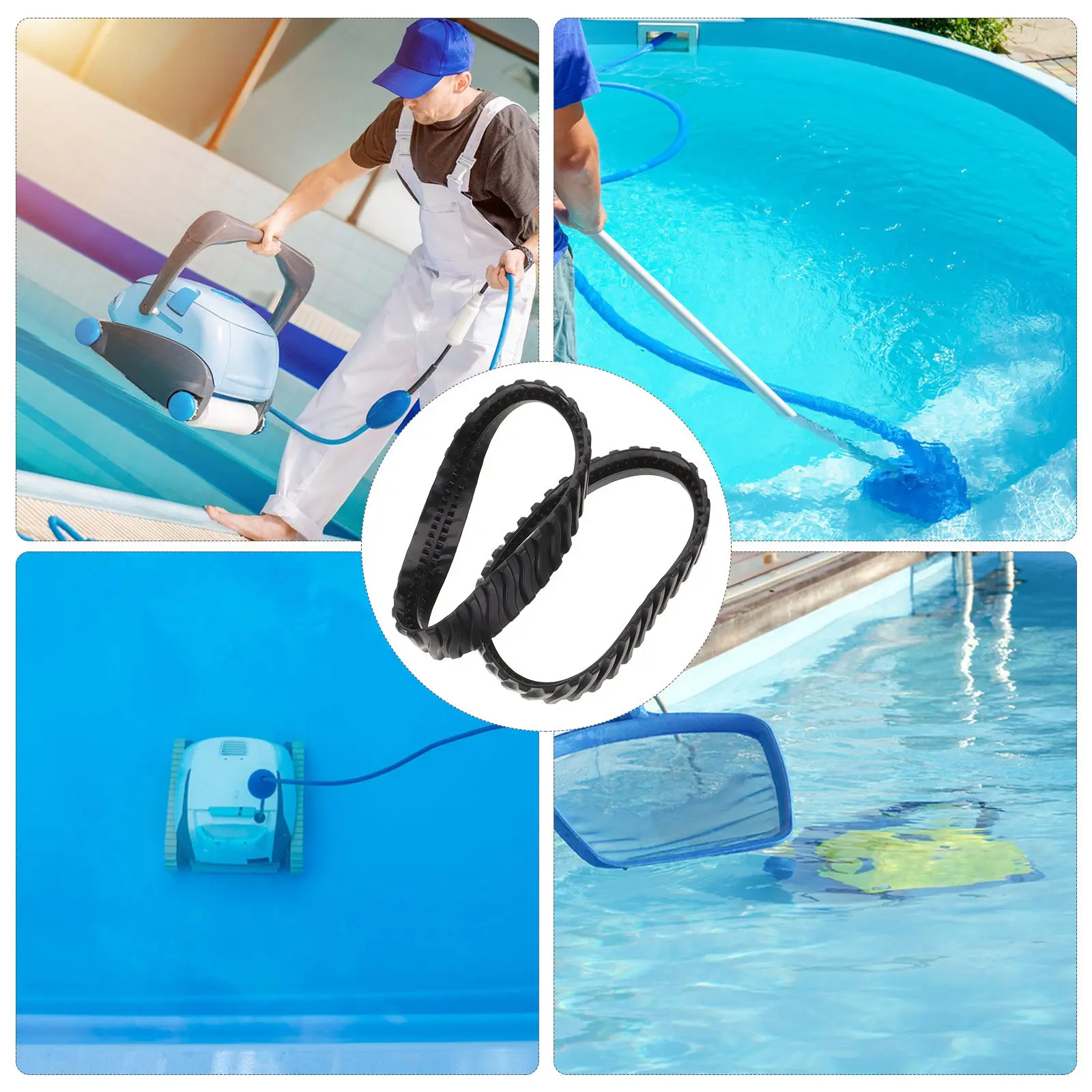 2 Pcs Track Zodiac Pool Cleaning Machine Accessory and Cleaner Accessories Room