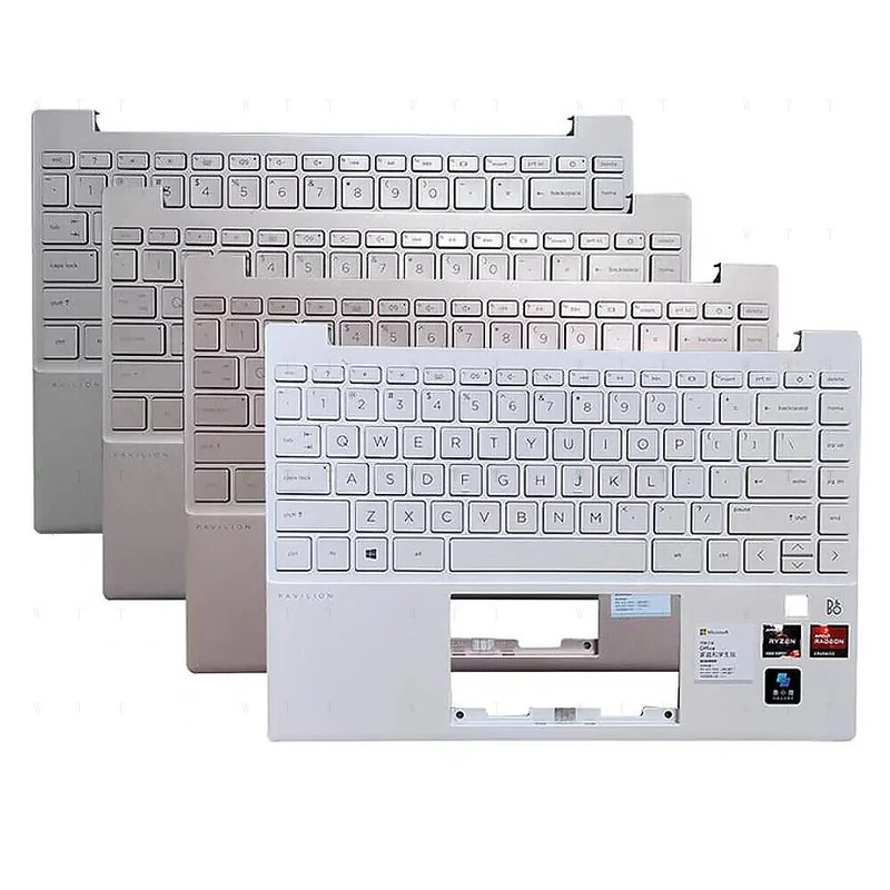 

W Для HP Pavilion 13-BE TPN-W152 Подставка для рук с клавиатурой с подсветкой C Shell