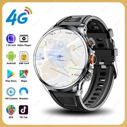 Google Play Maps Smart Watch 1.95-inch 3D 4G Network SIM Card Download APP Camera GPS WIFI NFC Call Android Men Women Smartwatch