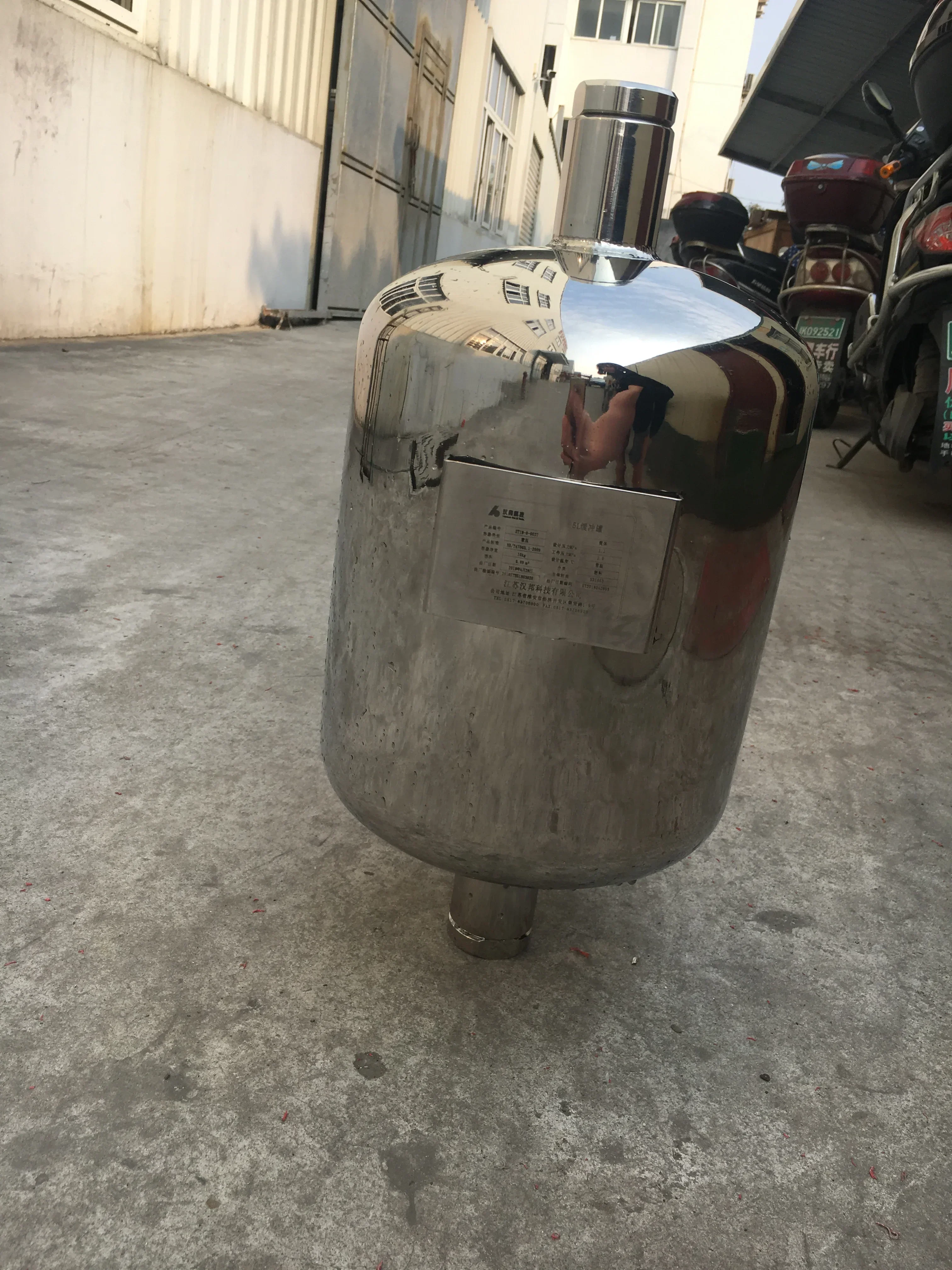 Wholesale 5l 50l 100l stainless steel buffer tank sanitary 304 mini storage tank ultra-small buffer tank