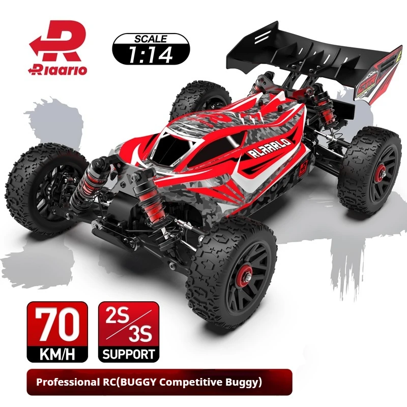 Rarello 14015rc Remote Control Car 1:14 Brushless Remote Control Car Four-Wheel Drive Off-Road 90km/H Remote Control Car Toy Boy