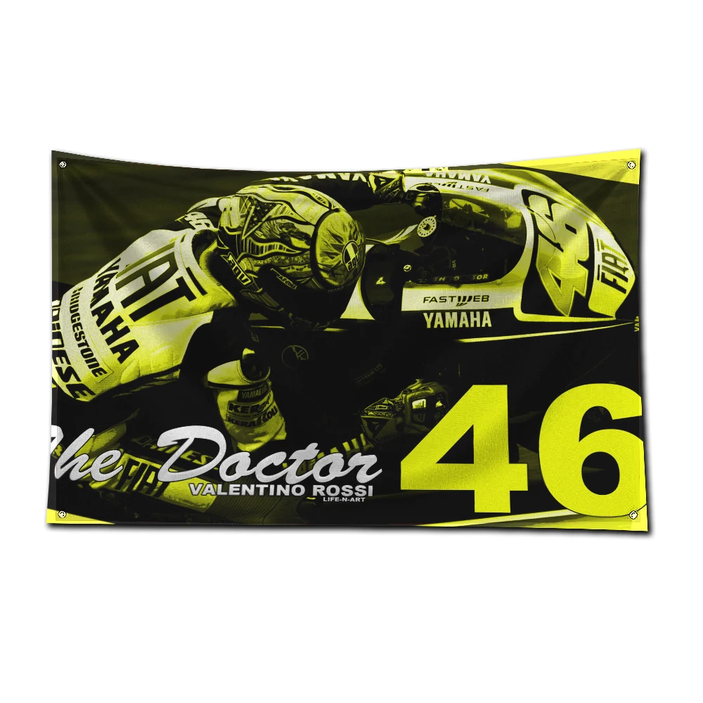 3x5 Ft Tthe Doctor Flag Polyester Digital Printing 46 Banner for Garage Wall Art Out Door Decoration With Brass Grommets