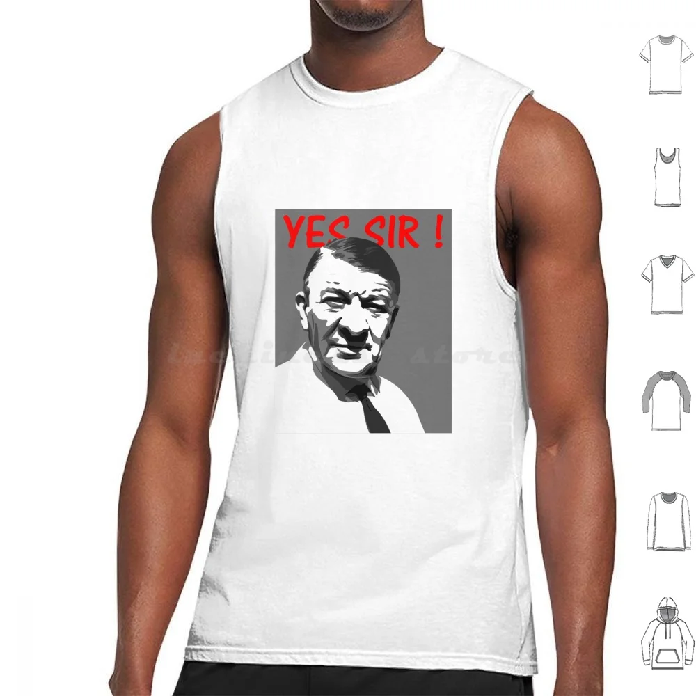 Yes Sir Tank Tops Print Cotton Yes Sir Uncle Flingueurs Cinema Lino Ventura Cult Replica