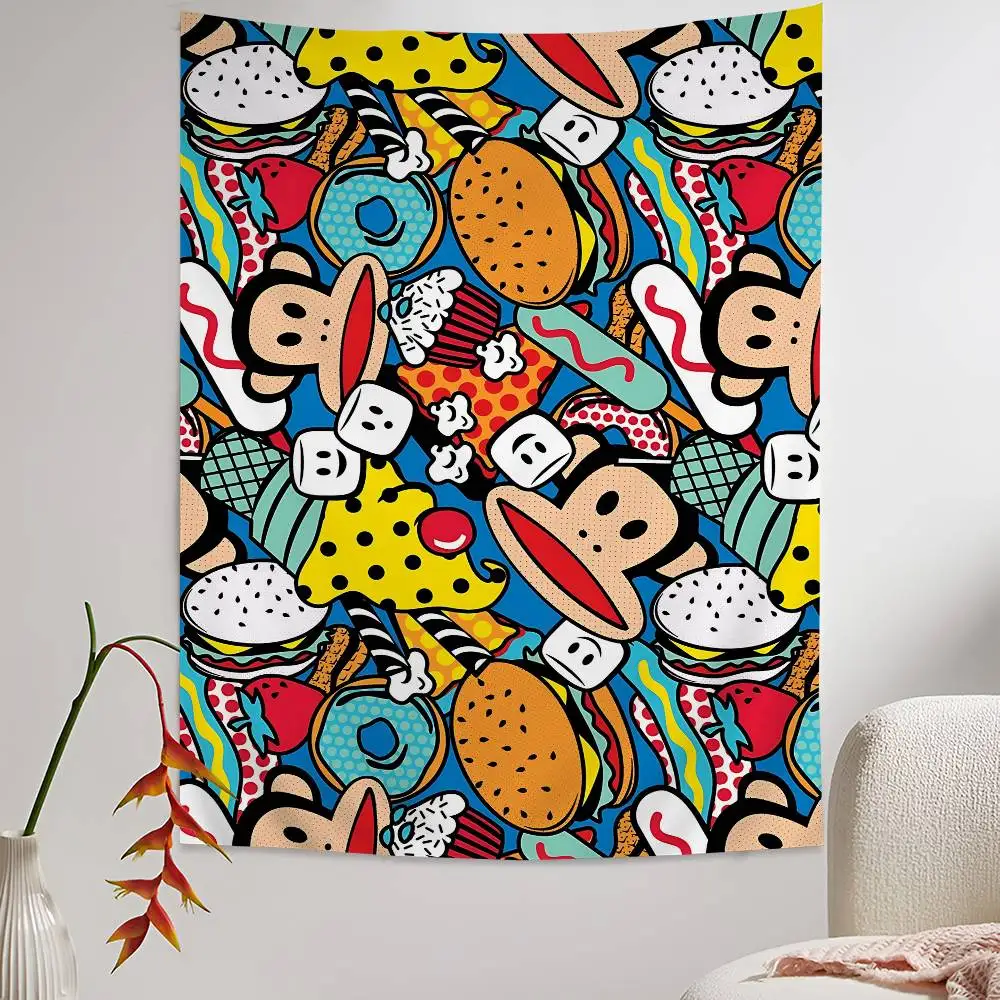 P-Paul F-Frank Printed Large Wall Tapestry Cheap Hippie Wall Hanging Bohemian Wall Tapestries Mandala Home Decor