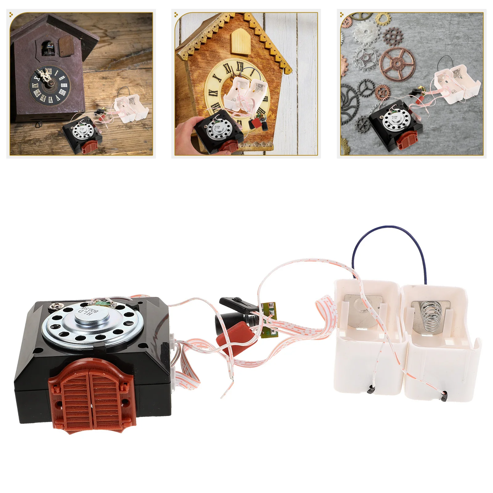 

Cuckoo Wall Clock Movement Vintage Style Quartz Silent Mechanism No Hook Repair Replacement Part for Home Hotel Store