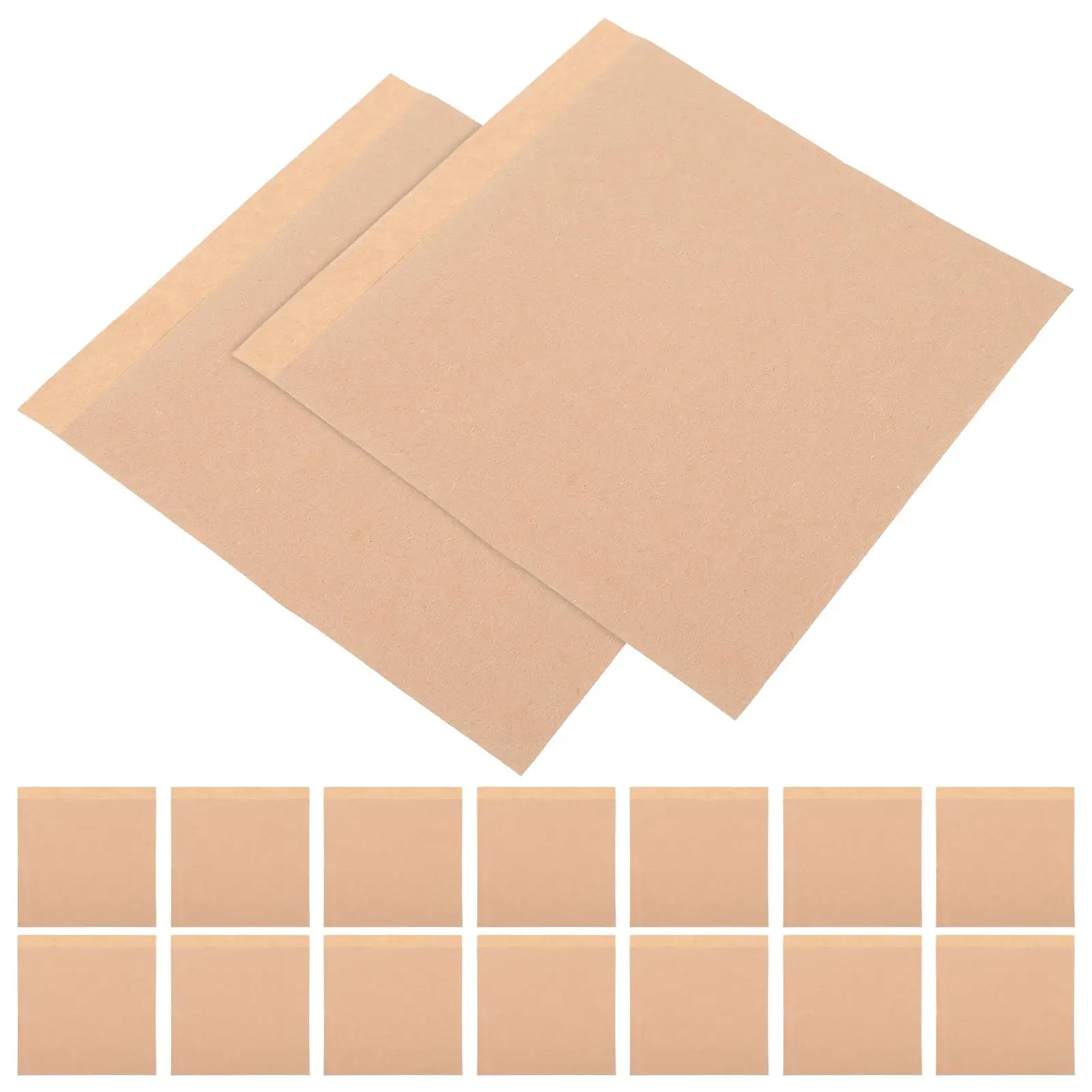 

500pcs Kraft Paper Bags 13x13.5cm Disposable Oil proof Pastry Snack Packaging Reusable Food Wrap Brown Walking Taco Fries