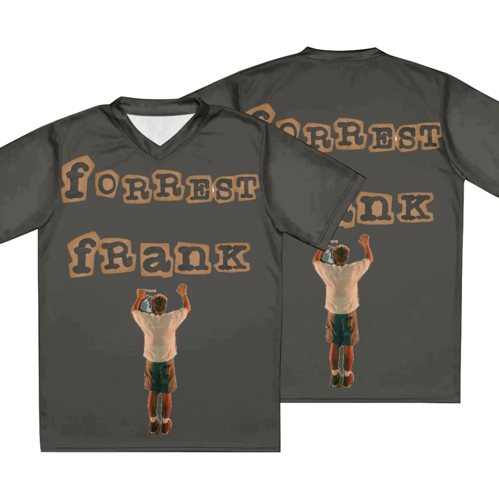 

Forrest Frank Merch 2025 Spring/Summer Men's and Women's Sportswear Football Jersey New V-Neck T-Shirt y2k Top
