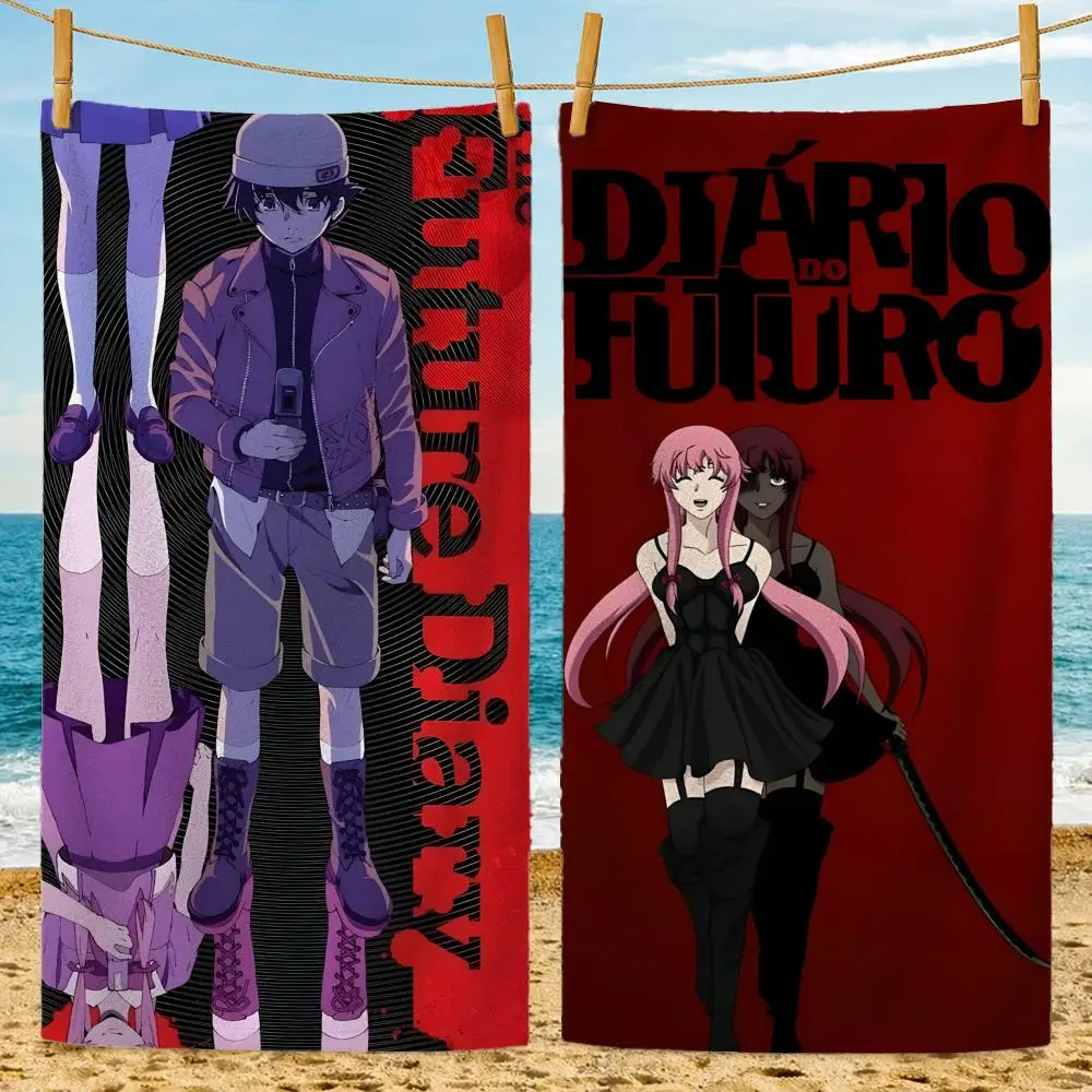 Anime F-Future Diary Towel Towel beach towel, quick drying absorbent bath towel for Swim,Gym,Camping,Outdoor hot