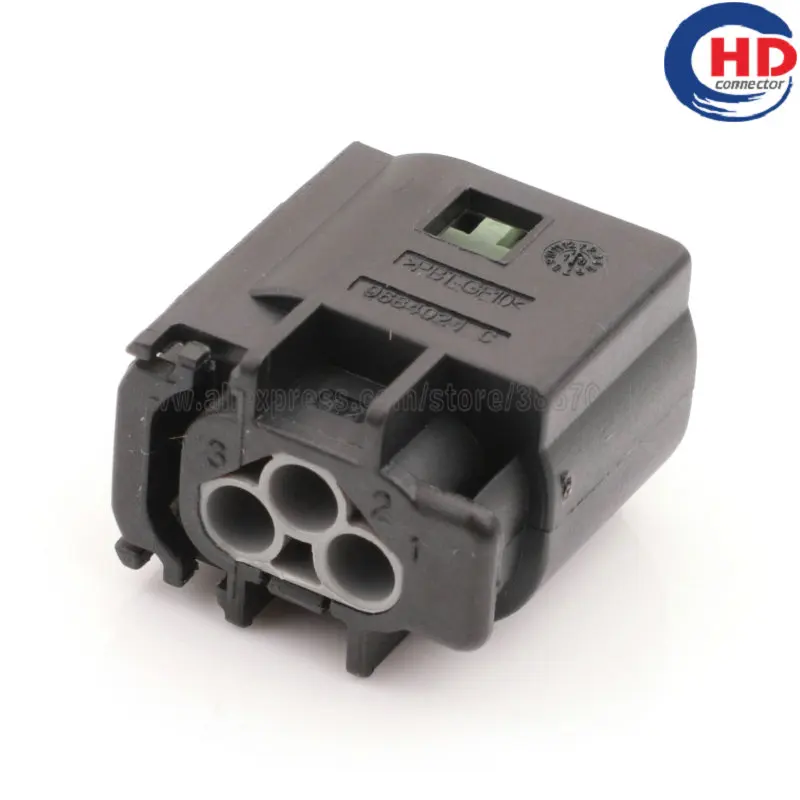 3Pin Connectors Waterproof 0.6mm Male Female Connector Automotive Wiring Connector Cable Socket 1J0972483 9-967081-1 968402-1