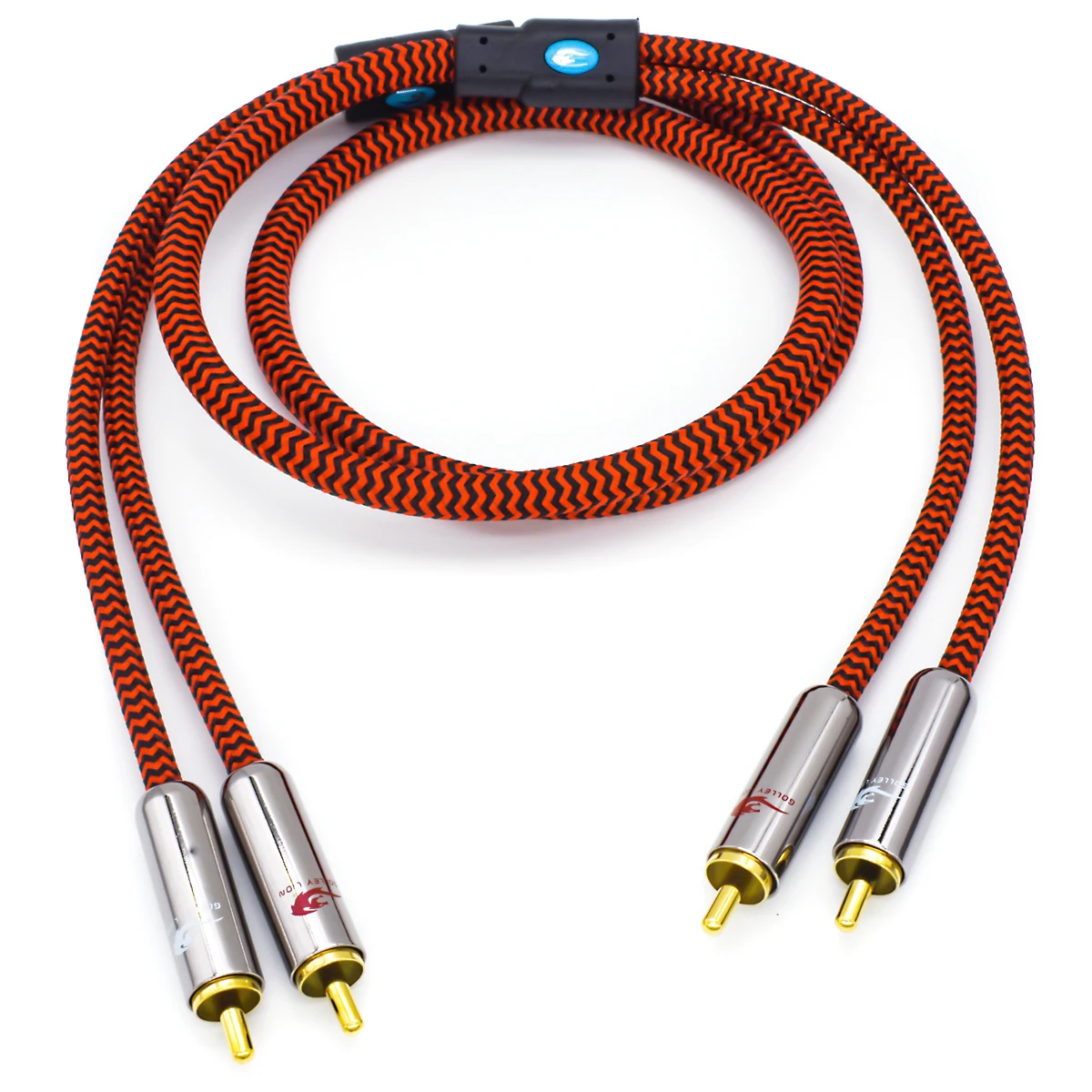 Primium 2 RCA to 2 RCA Audio Cable for AMP Subwoofer Speaker Car DVD Gold Plated Plug Double Shielding Cable 1M 2M 3M 5M 8M 10M
