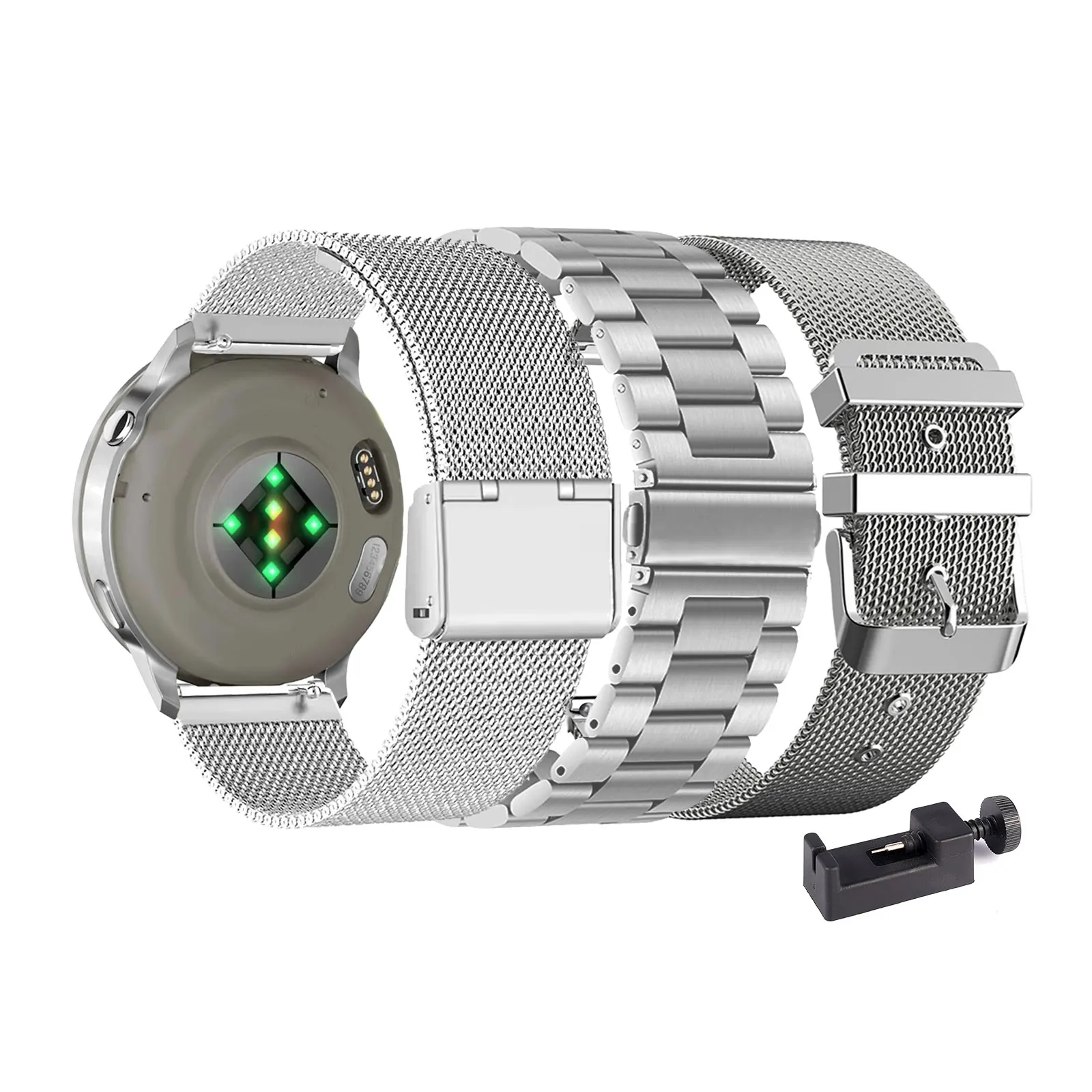 

3 металлических ремешка для Garmin Venu 4 45 мм/Venu 3/Venu 2/Vivoactive 4 для мужчин и женщин