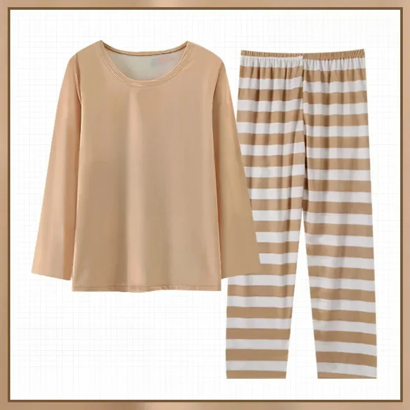 

Women's New Pajamas Set of Casual Thin Section Pajamas Women's Spring and Autumn Long-Sleeved Trousers Students Homewear Suit