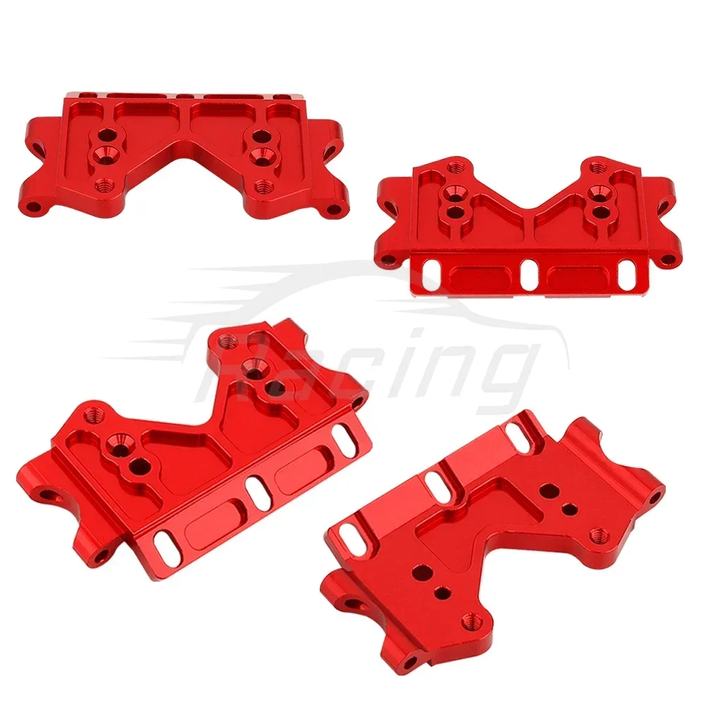 Mampara inferior delantera de aleación de aluminio, pieza de actualización de repuesto para 1/10 RC Traxxas Slash 2WD Rustler Stampede Bandit, piezas de coche