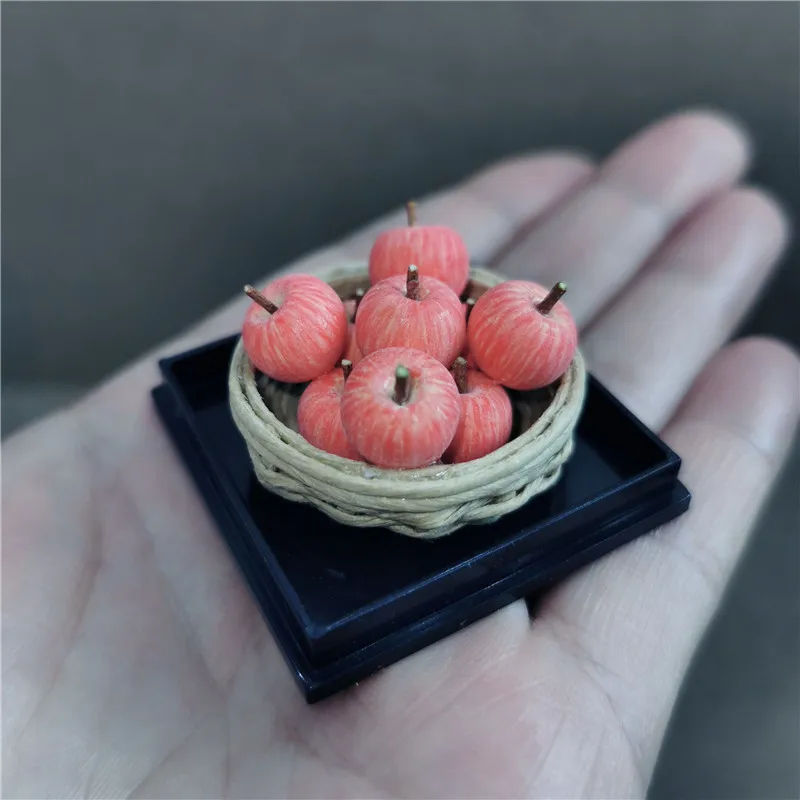 

1:6 and 1:12 Mini Model Doll House Furniture Accessories Simulated Fruit Apple Bjd Ob11 Gsc Blyth Soldier Lol Food Miniatures