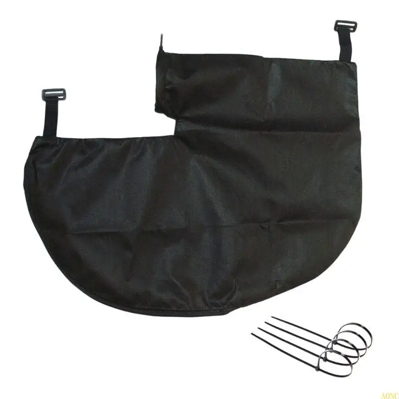 A0NC مناسبة عالميًا للحديقة حقيبة منفاخ أوراق الشجر حقيبة تجميع مقاومة للتمزق نسيج غير منسوج يتضمن 4 أشرطة تثبيت