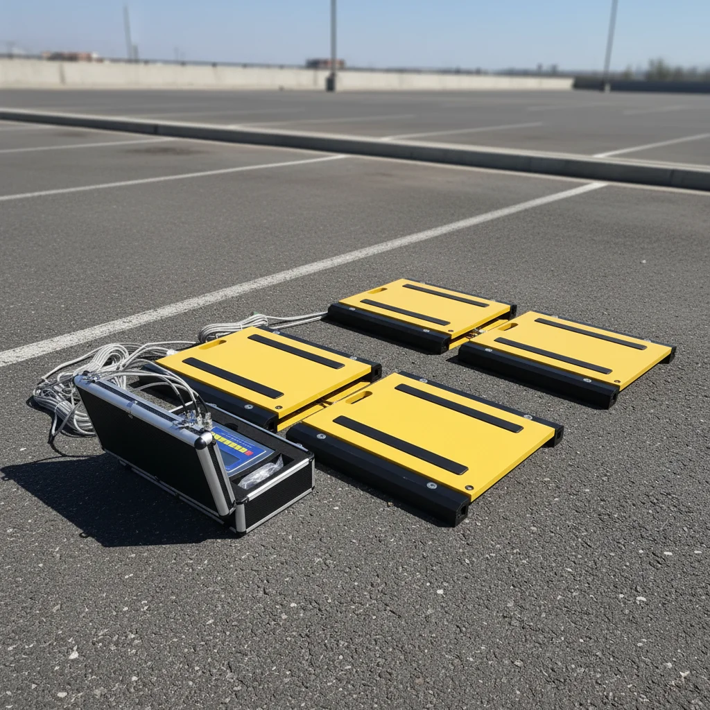 Best Price Alloy Steel Mini Truck Scale Heavy-Duty Digital Portable Weighbridges Car Axle Load 1000g 0.01g OEM Customized