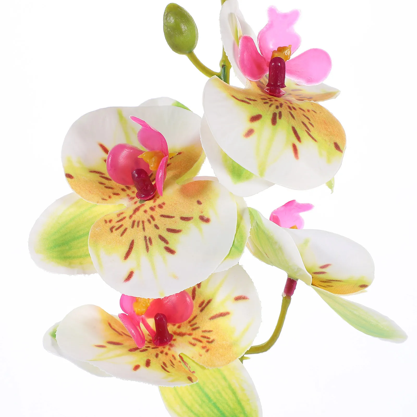 

Artificial Potted Orchid Realistic Fake Flower For Desktop Home Office Indoor Decoration Tabletop Plant Greenery